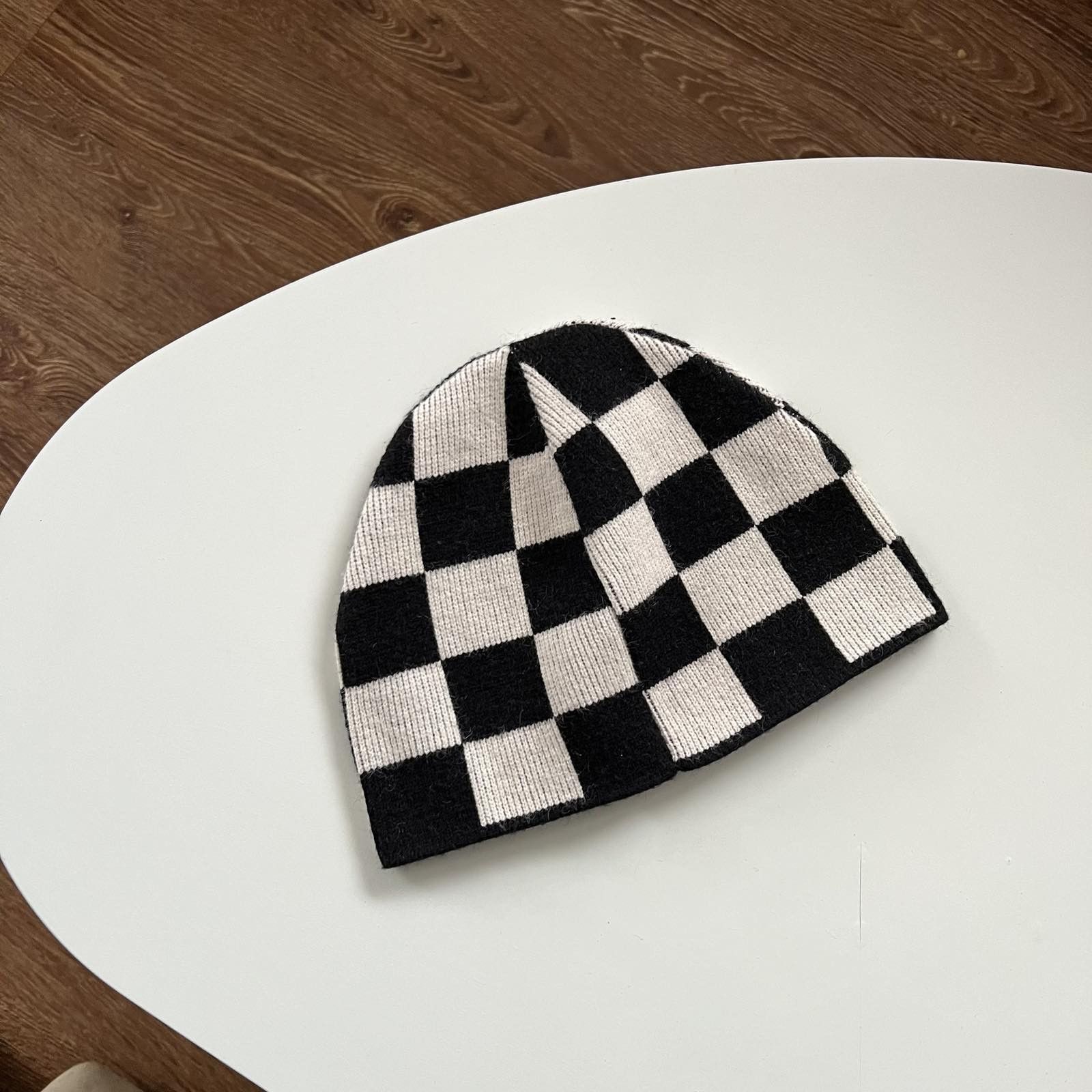 Japanese Brand Chess hat racing Y2K beanie team Size ONE SIZE - 1 Thumbnail
