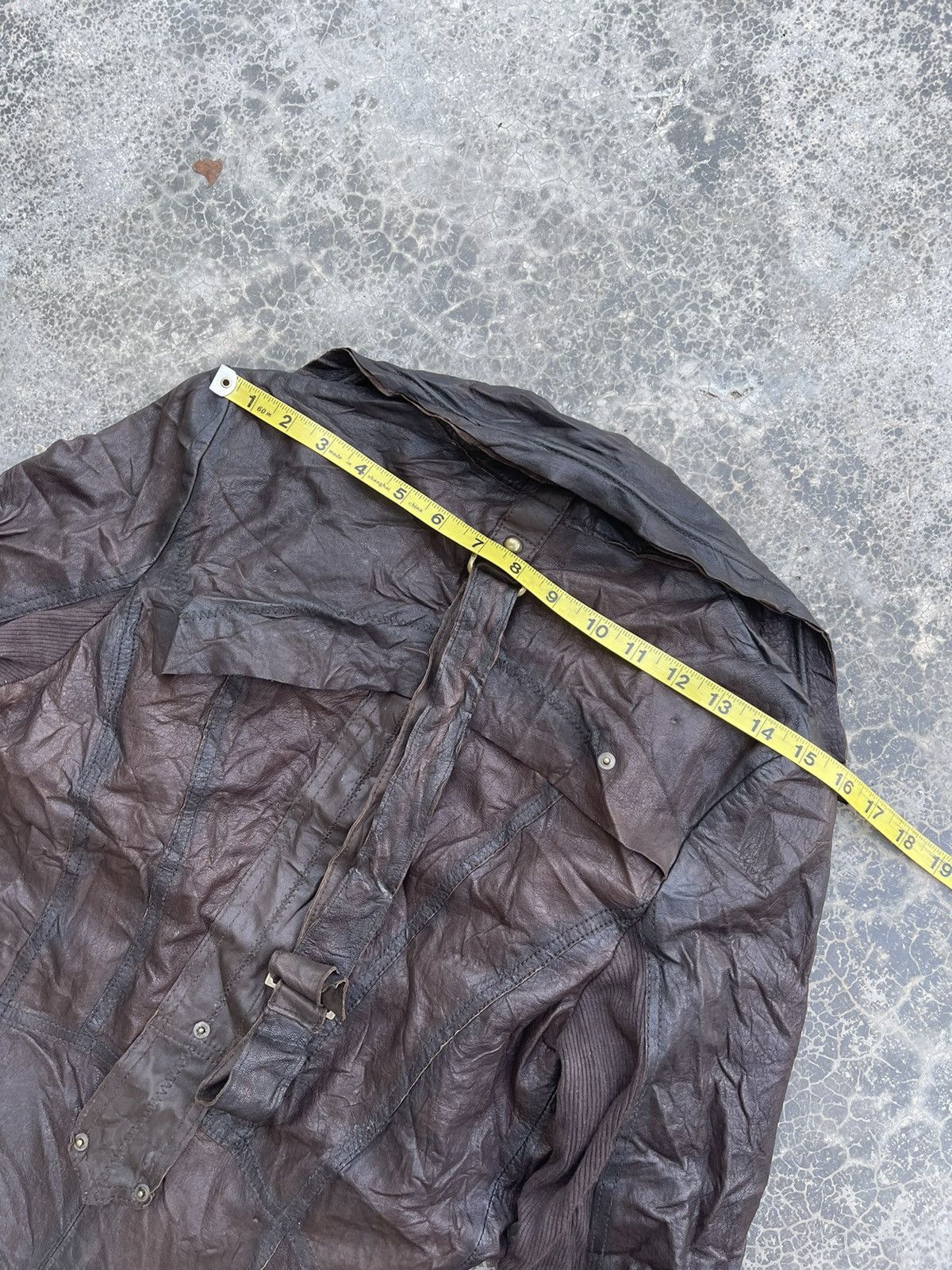 If Six Was Nine Blue Jam sheep leather Bondage L.G.B style Jacket Size S / US 4 / IT 40 - 17 Thumbnail