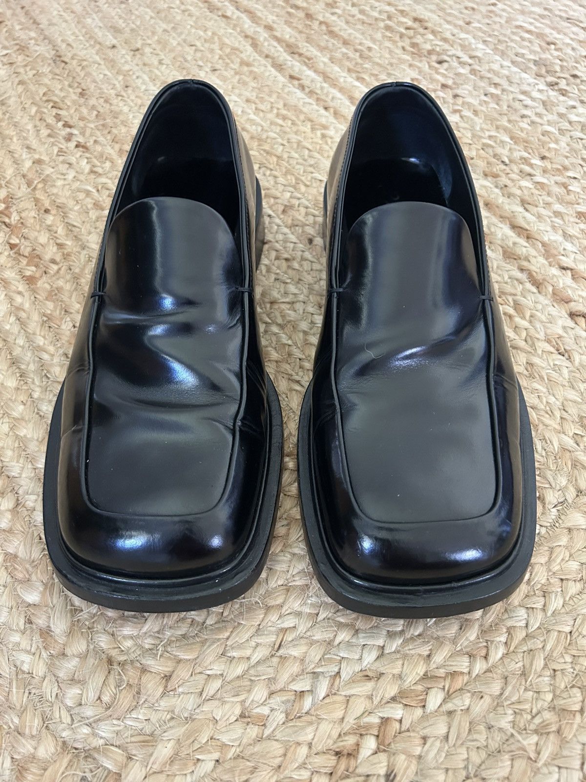 Prada Square Toe Loafers | Grailed