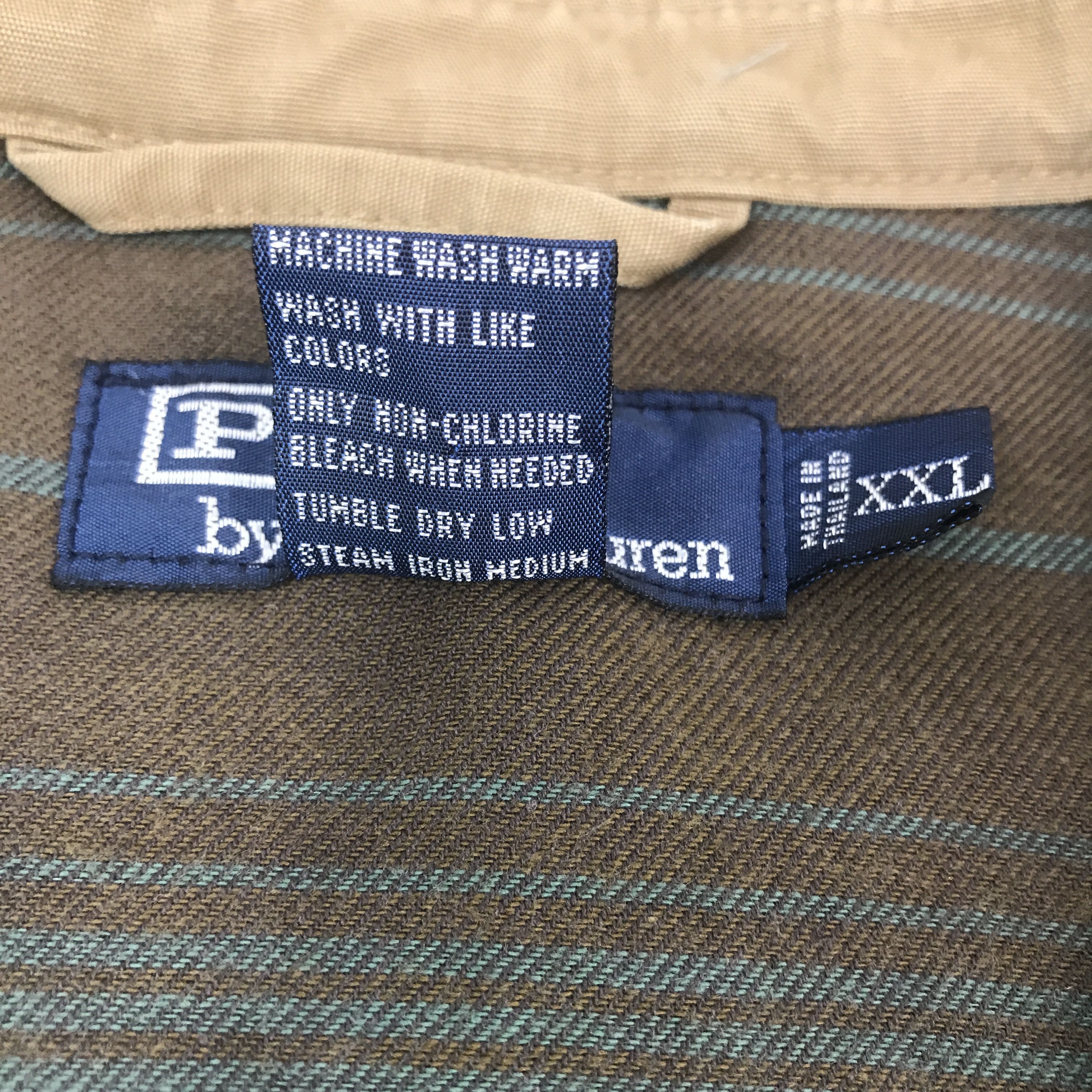 Polo Ralph Lauren × Vintage Vtg Polo Ralph Lauren Brown Zipper Jacket Size US XXL / EU 58 / 5 - 10 Thumbnail