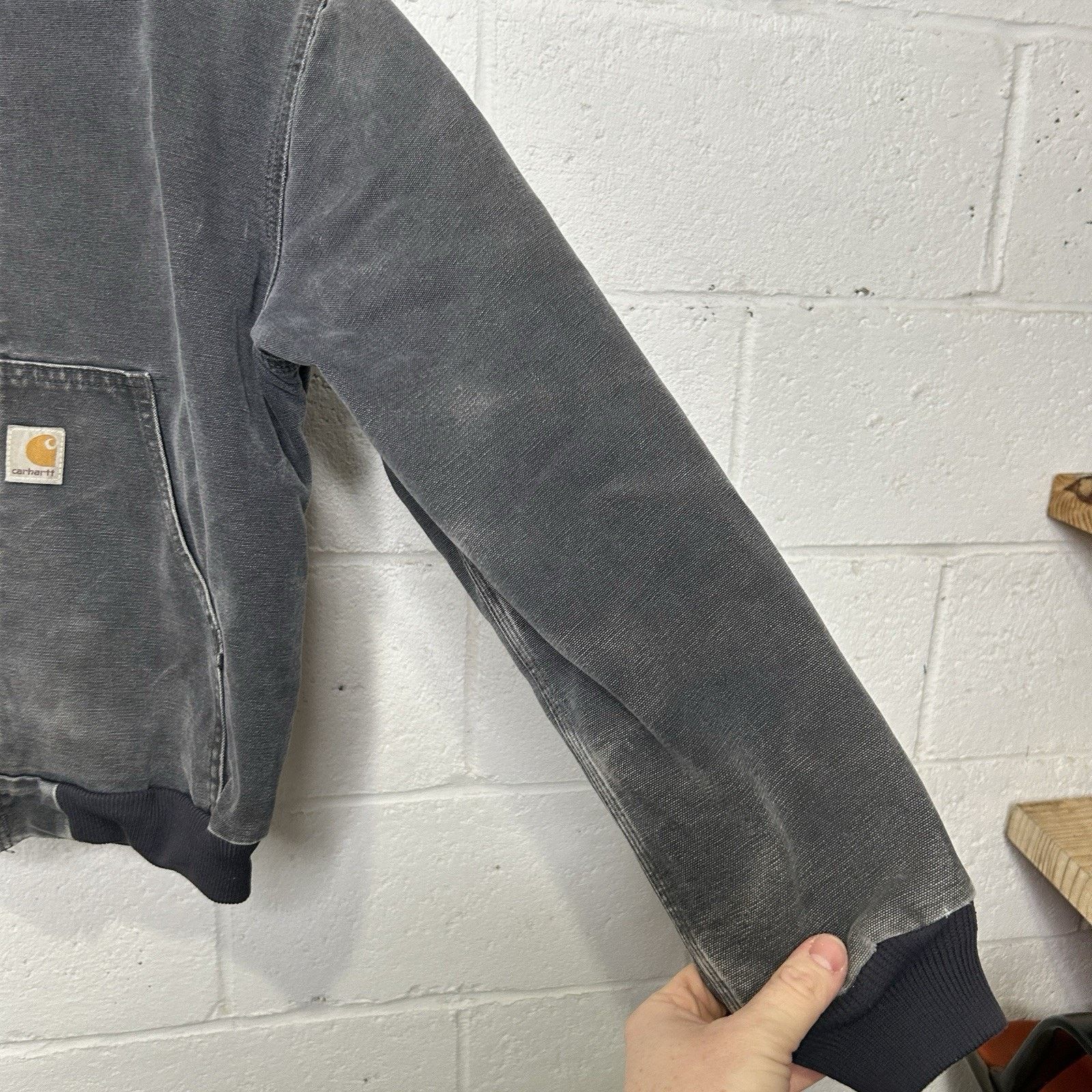 Carhartt Vintage Carhartt Quilted Hooded Active Jacket “Petrol Gray” Size XS / US 0-2 / IT 36-38 - 6 Thumbnail