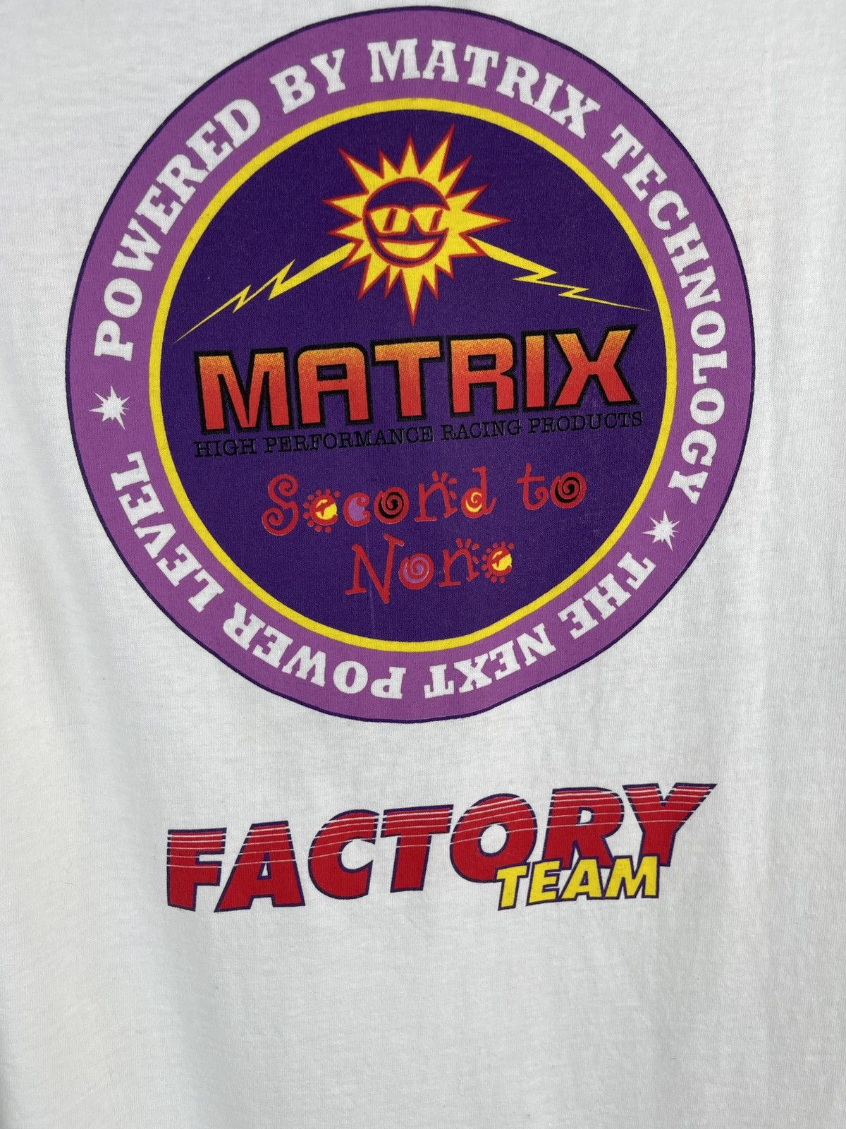 Vintage Basicss Matrix Technology Factory team vintage 90s tee Size US XL / EU 56 / 4 - 9 Thumbnail