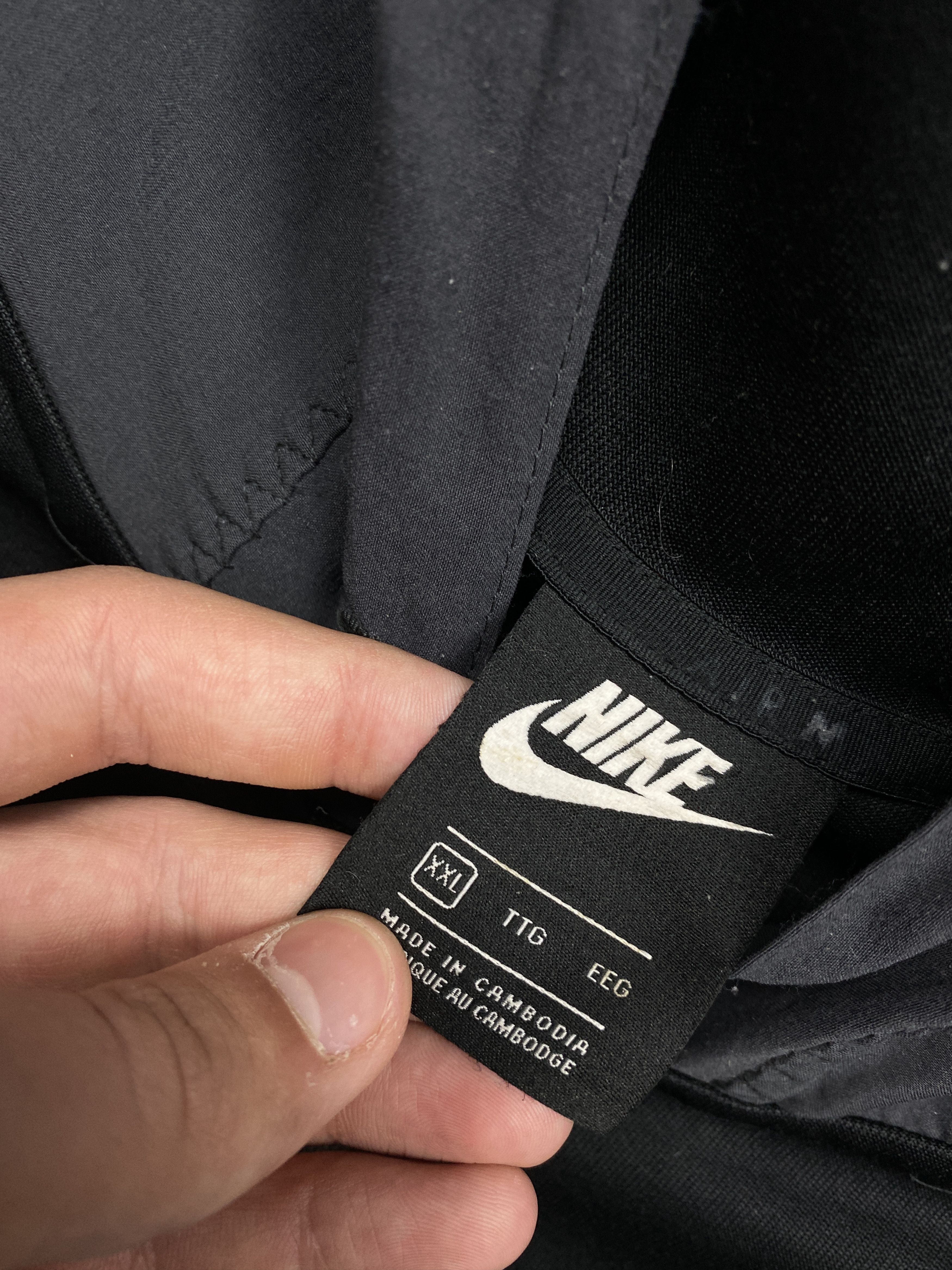 Nike Nike Airmax Mens Zip Hoodie Y2K nylon pockets Size US XXL / EU 58 / 5 - 5 Thumbnail