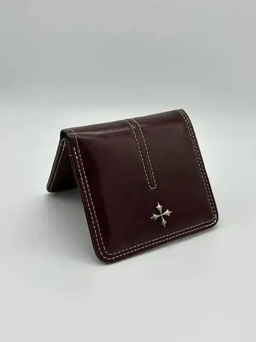 VIBE Y2K Leather Cross Wallet (burgundy) Size ONE SIZE - 5 Thumbnail