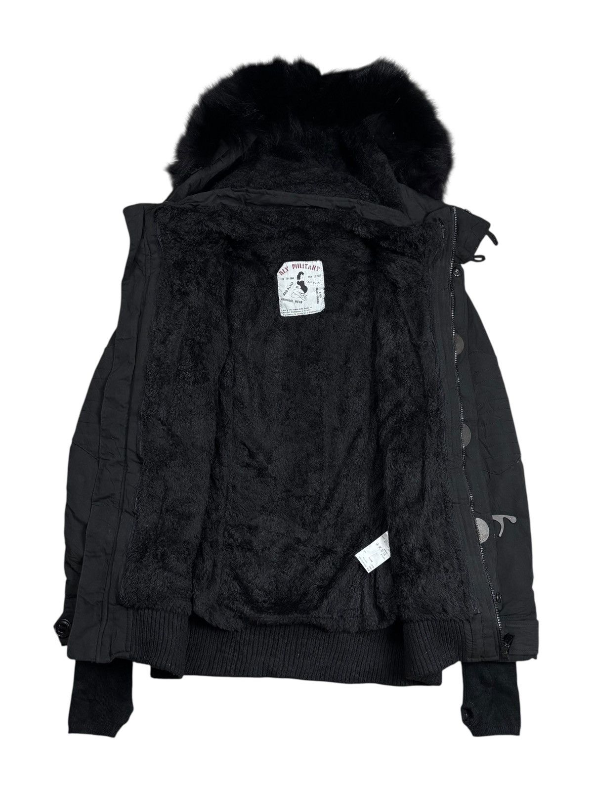 14th Addiction 2000s SLY - Vkei Style Fur Hodie Jacket Size US M / EU 48-50 / 2 - 2 Thumbnail