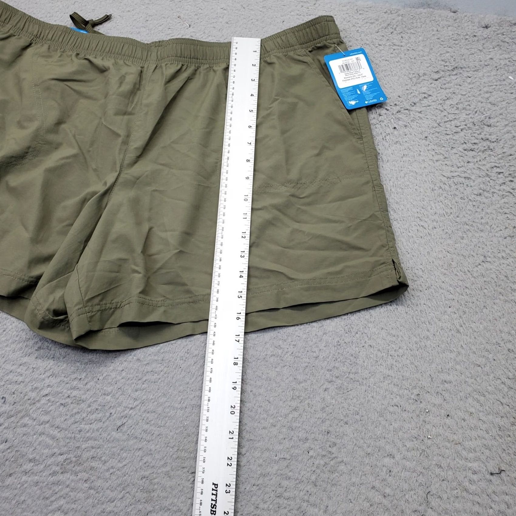Vintage Columbia Womens Swim Trunk Shorts XXL Green Regular Fit Omni Shield Size 40" / US 18 - 4 Thumbnail