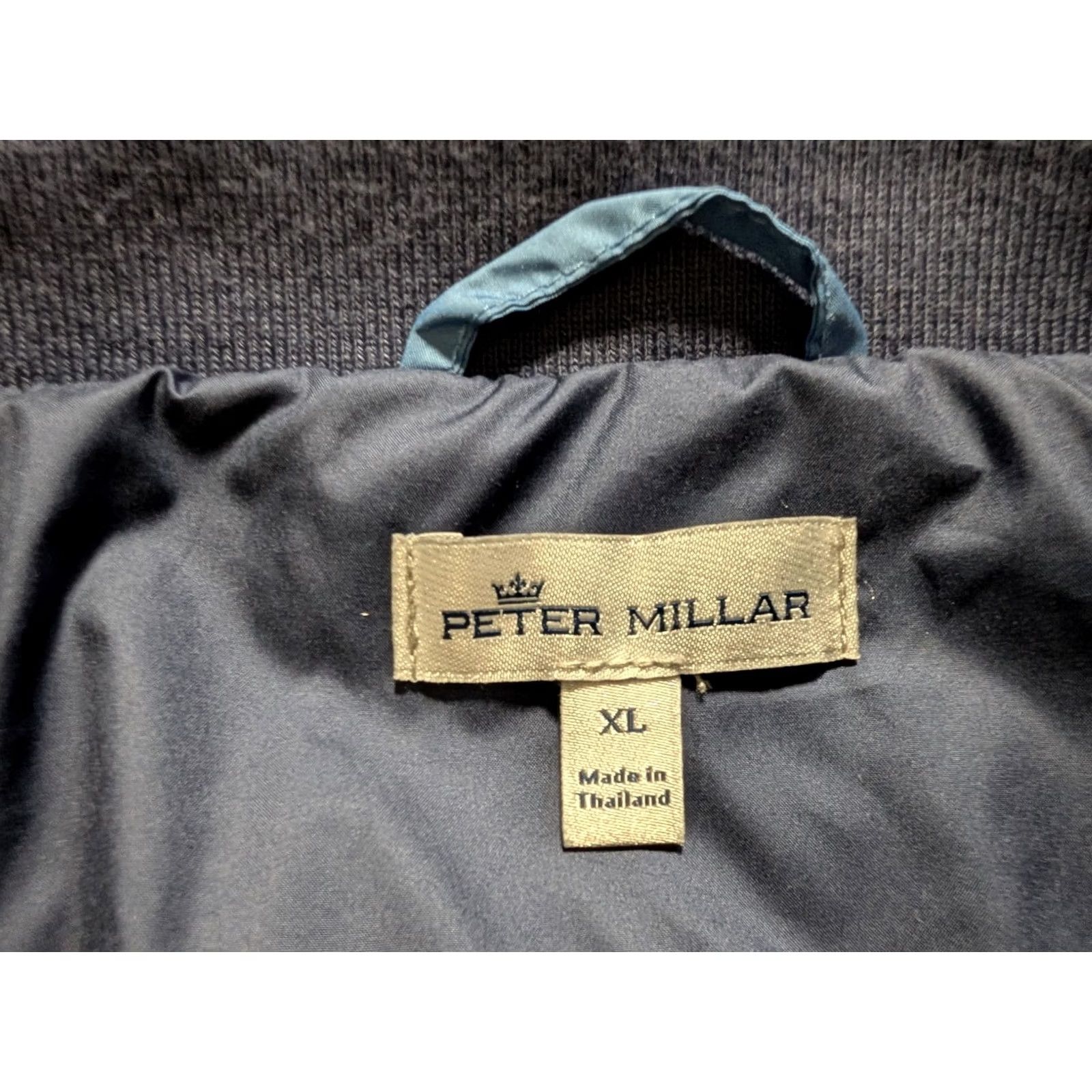 Peter Millar Peter Millar Jacket Blue Mens XL Hartford Full Zip Crown Golf Performance Windproof Size US XL / EU 56 / 4 - 3 Thumbnail