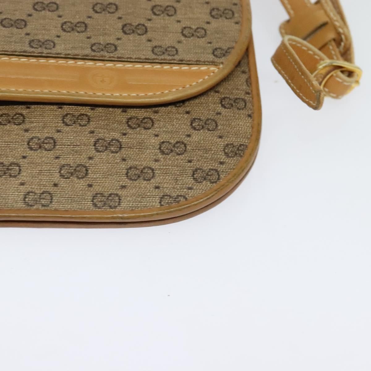 Gucci GUCCI Micro GG Supreme Shoulder Bag Pvc Beige Gold Size ONE SIZE - 11 Thumbnail