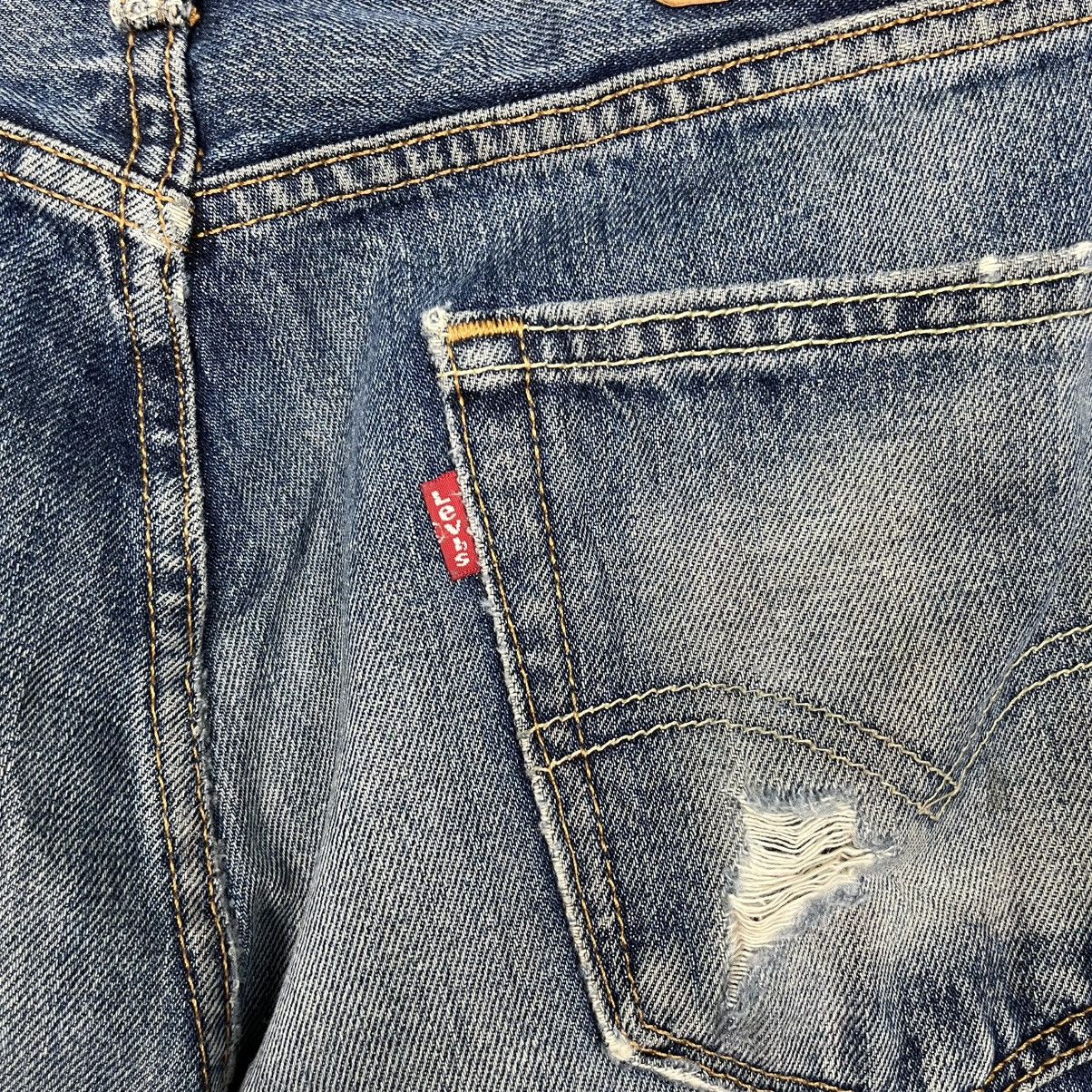 Levi's Vintage Y2k Levis Lot 505 Distressed Denim Size US 30 / EU 46 - 17 Thumbnail