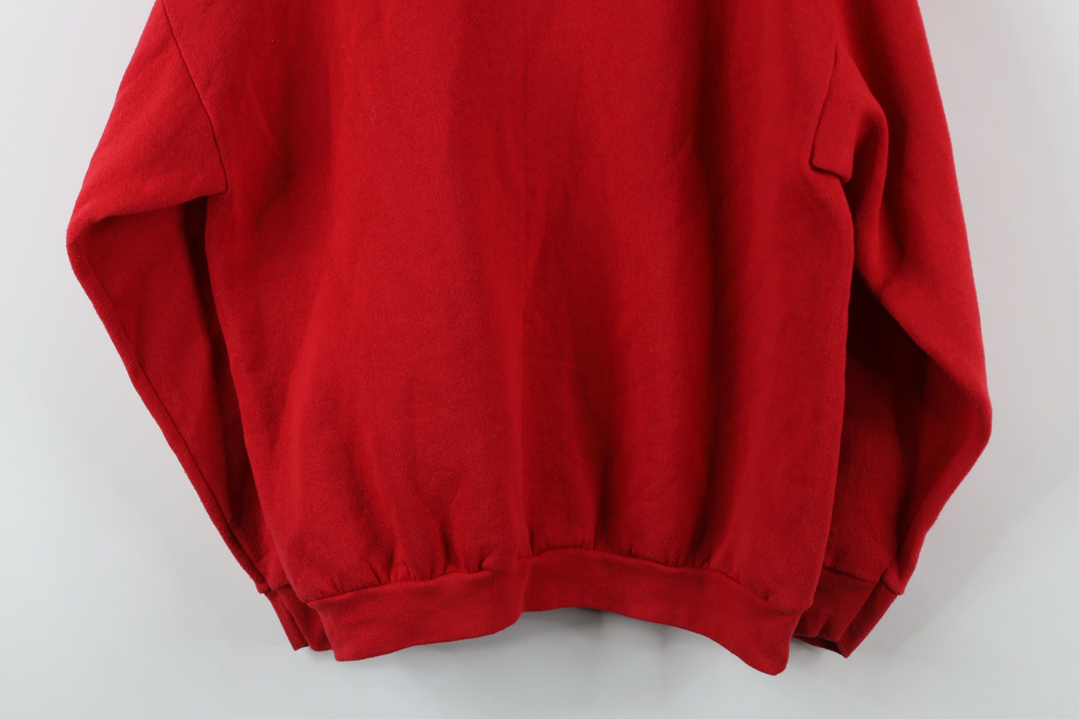 Vintage Vintage 90s Streetwear Christmas Mistletoe Birds Sweatshirt Size L / US 10 / IT 46 - 11 Thumbnail
