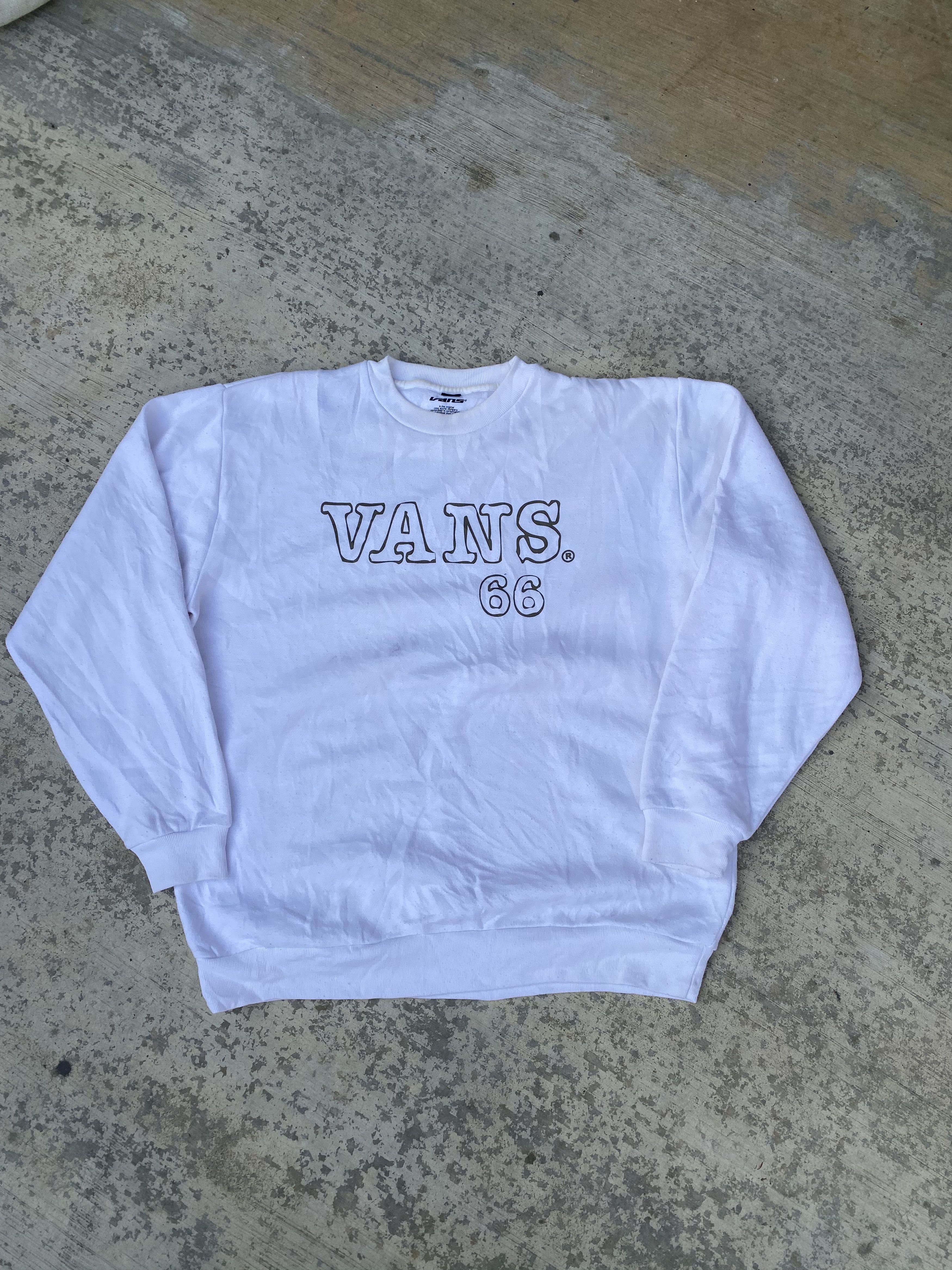 Vans VANS spellout baggy sweatshirt Size US L / EU 52-54 / 3 - 1 Thumbnail