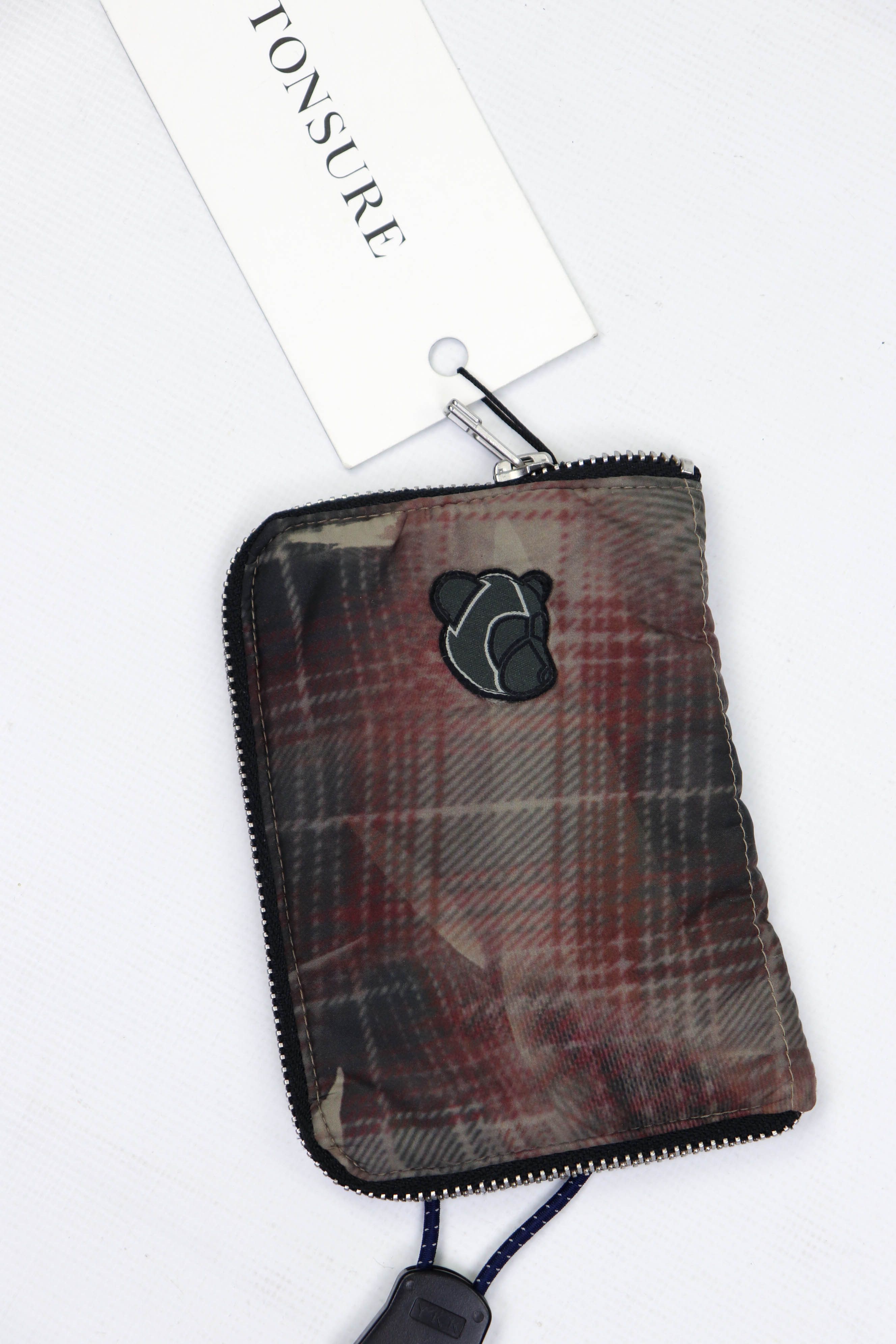 Tonsure Tonsure S/S 2019 Crunched Check Reflective Cord Wallet Size ONE SIZE - 3 Thumbnail