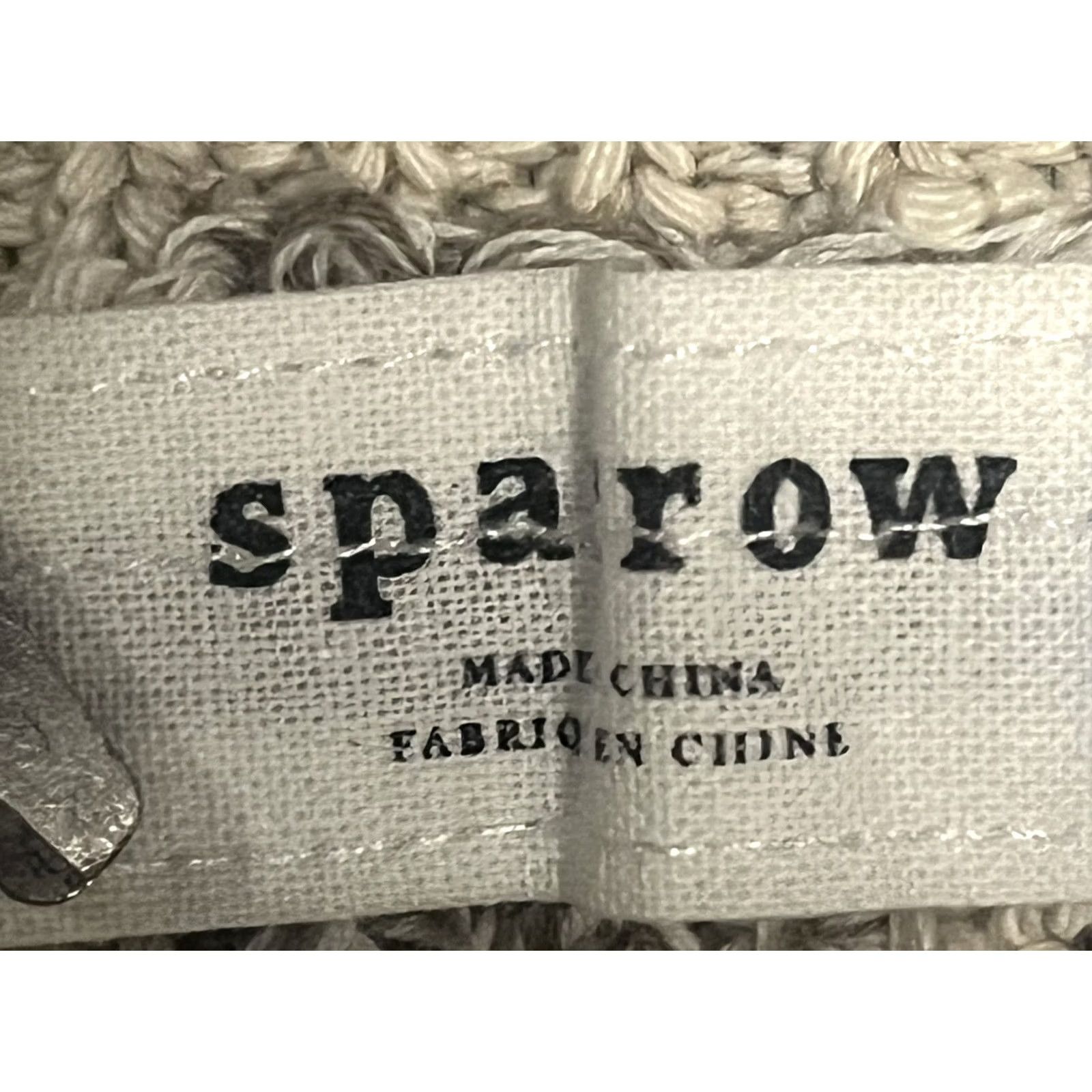 Arrow Sparrow Tunic Sweater Sleeveless Striped Linen Blend Knit Tan L Women's Bohemian Tunic Size L Size L / US 10 / IT 46 - 5 Thumbnail