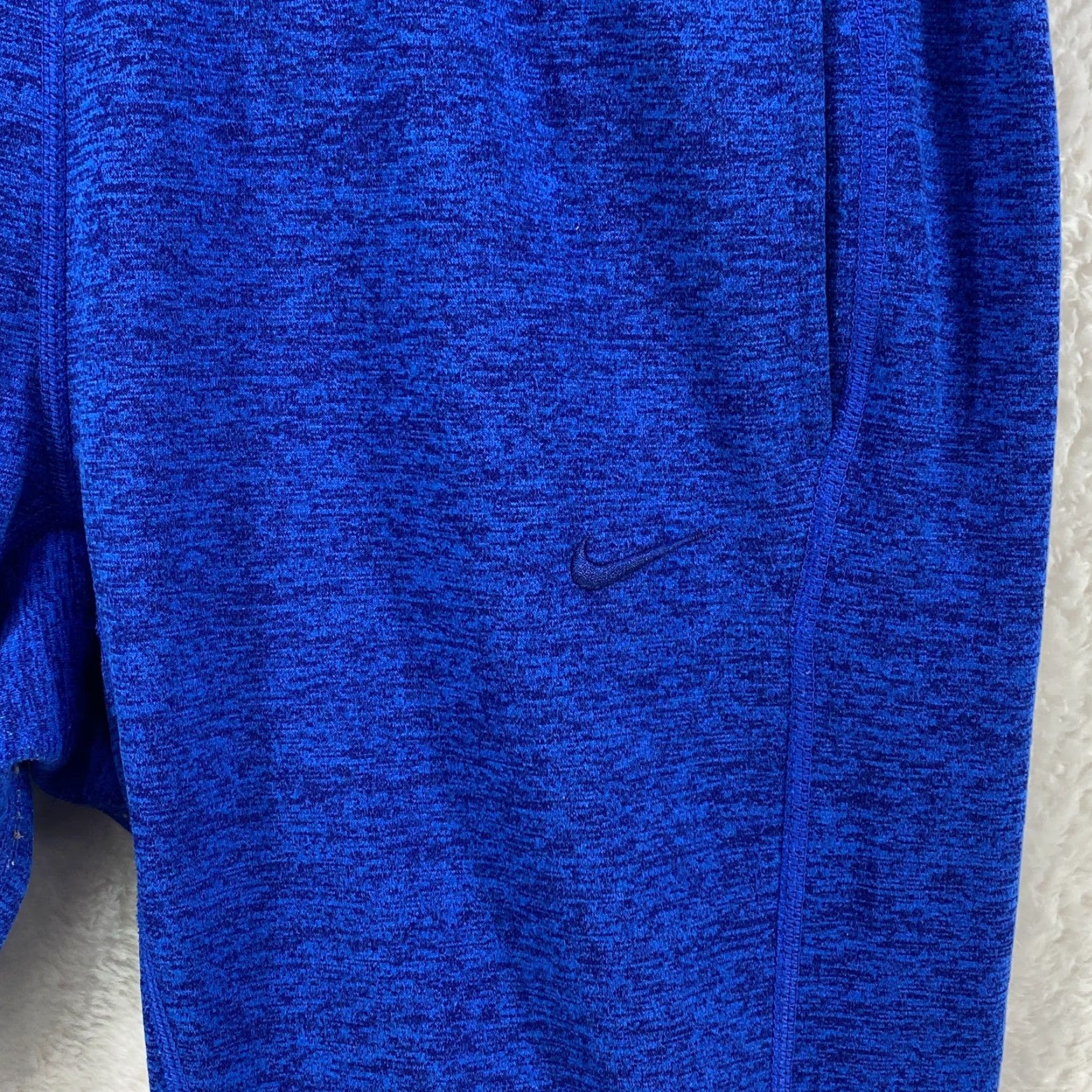 Nike Nike Therma-Fit Womens XS Blue Pants Sweatpants Gym Running Pockets Size 26" / US 2 / IT 38 - 4 Thumbnail