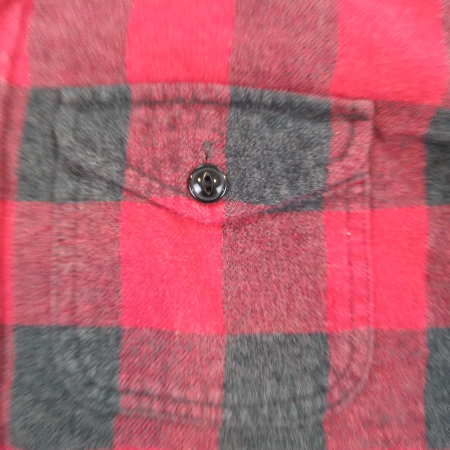 Madewell Madewell Flannel Shirt Womens XS Red Black Buffalo Plaid Long Sleeve Oversized Size XS / US 0-2 / IT 36-38 - 6 Thumbnail
