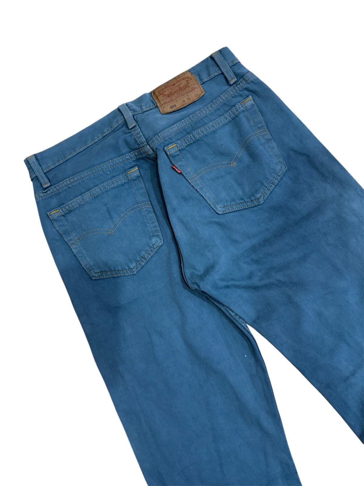 Levi's VINTAGE 90s LEVI’S 501 PATCHWORK DISTRESSED JEANS Size US 30 / EU 46 - 5 Thumbnail