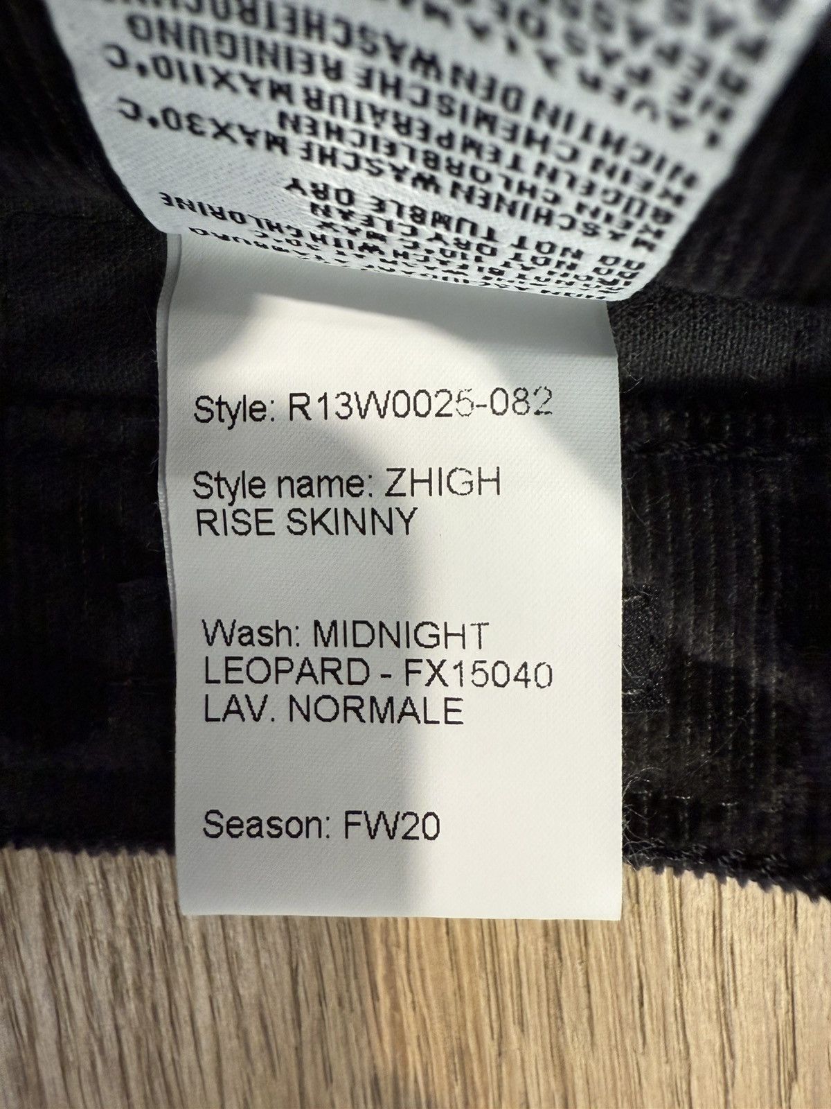 R13 R13 midnight leopard Size 27" / US 4 / IT 40 - 8 Thumbnail