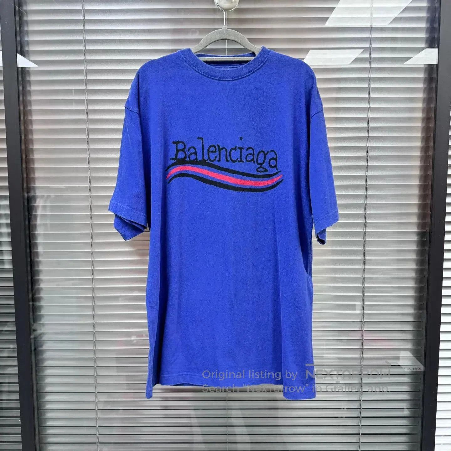 Balenciaga Blue Short Sleeve T. Size US XS / EU 42 / 0 - 1 Thumbnail