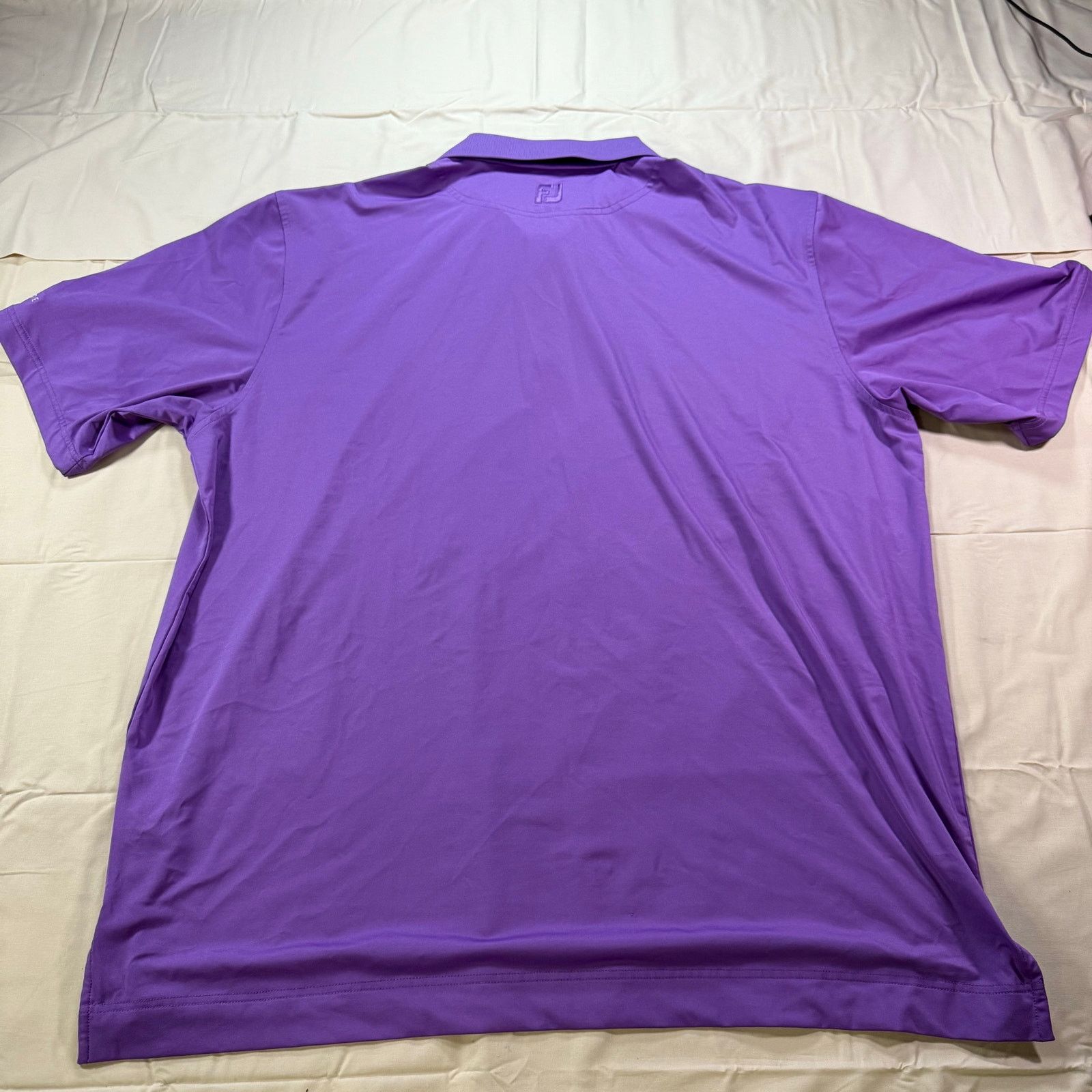 Footjoy Footjoy Golf Polo Shirt Men 2XL Purple Summer Comfort Talon Size US XXL / EU 58 / 5 - 3 Thumbnail