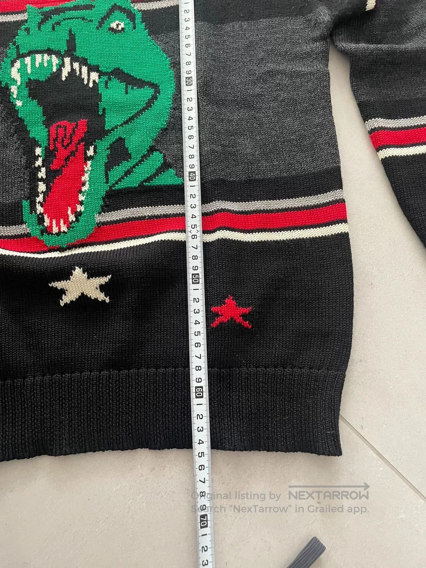 Yves Saint Laurent YSL Men's Black Knit Sweater. Size US M / EU 48-50 / 2 - 8 Thumbnail