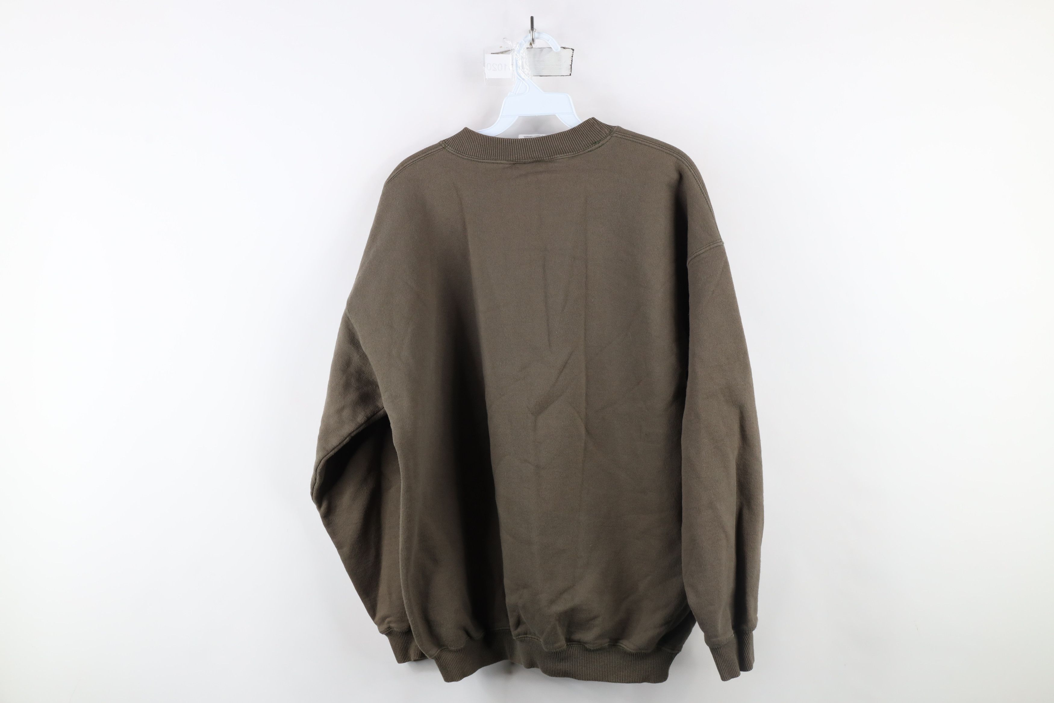 Vintage Vintage 90s League Baseball Toledo Mud Hens Sweatshirt Brown Size US L / EU 52-54 / 3 - 9 Thumbnail
