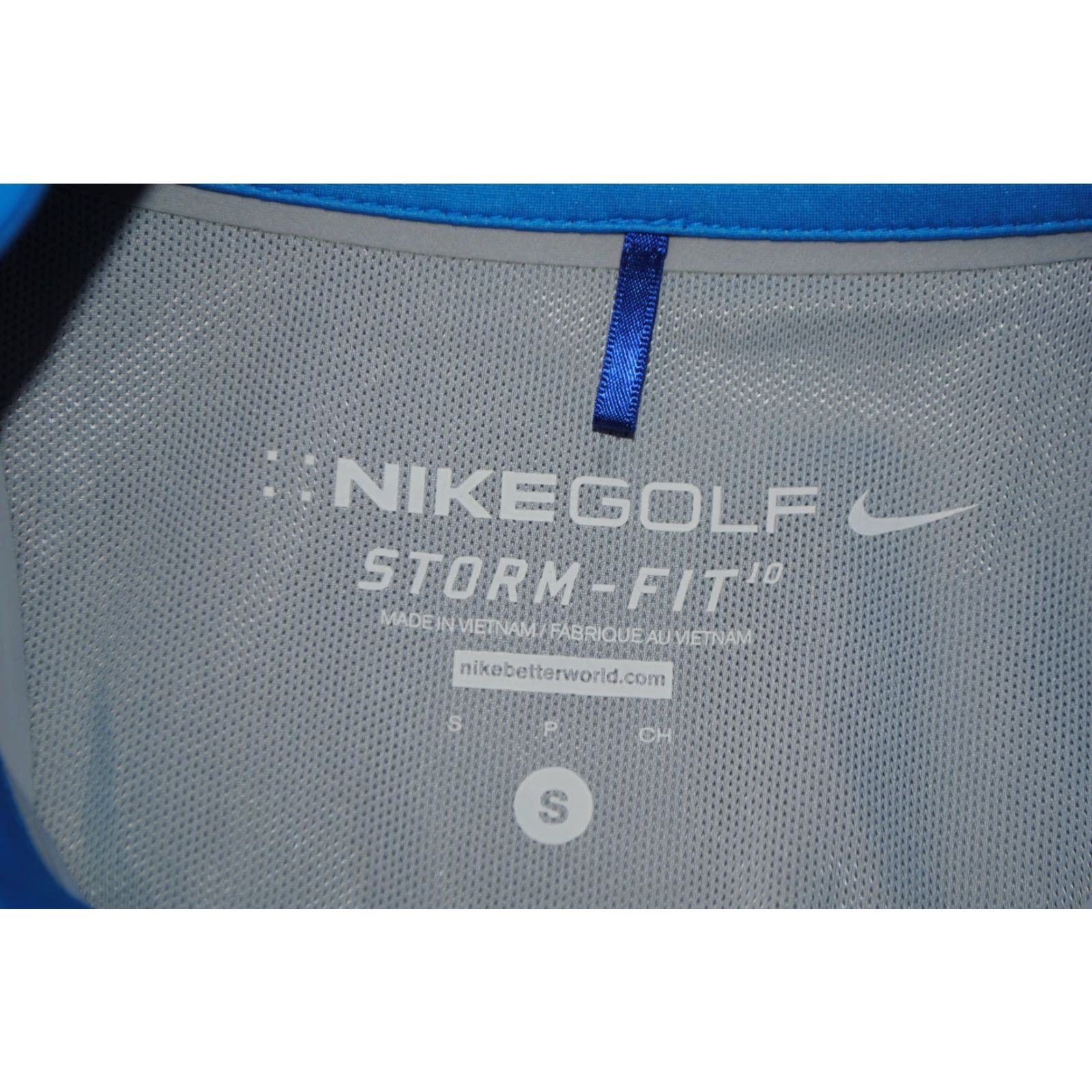 Nike NIKE GOLF STORM FIT JACKET MENS BLUE WATER RESISTANT OLYMPIC GAMES LOGO SIZE S Jacket Mens XS? Size US S / EU 44-46 / 1 - 4 Thumbnail
