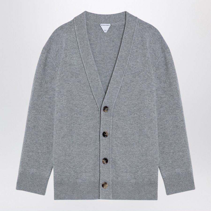 Bottega Veneta o1d2blof0824 Cardigans in Grey Size S / US 4 / IT 40 - 1 Thumbnail