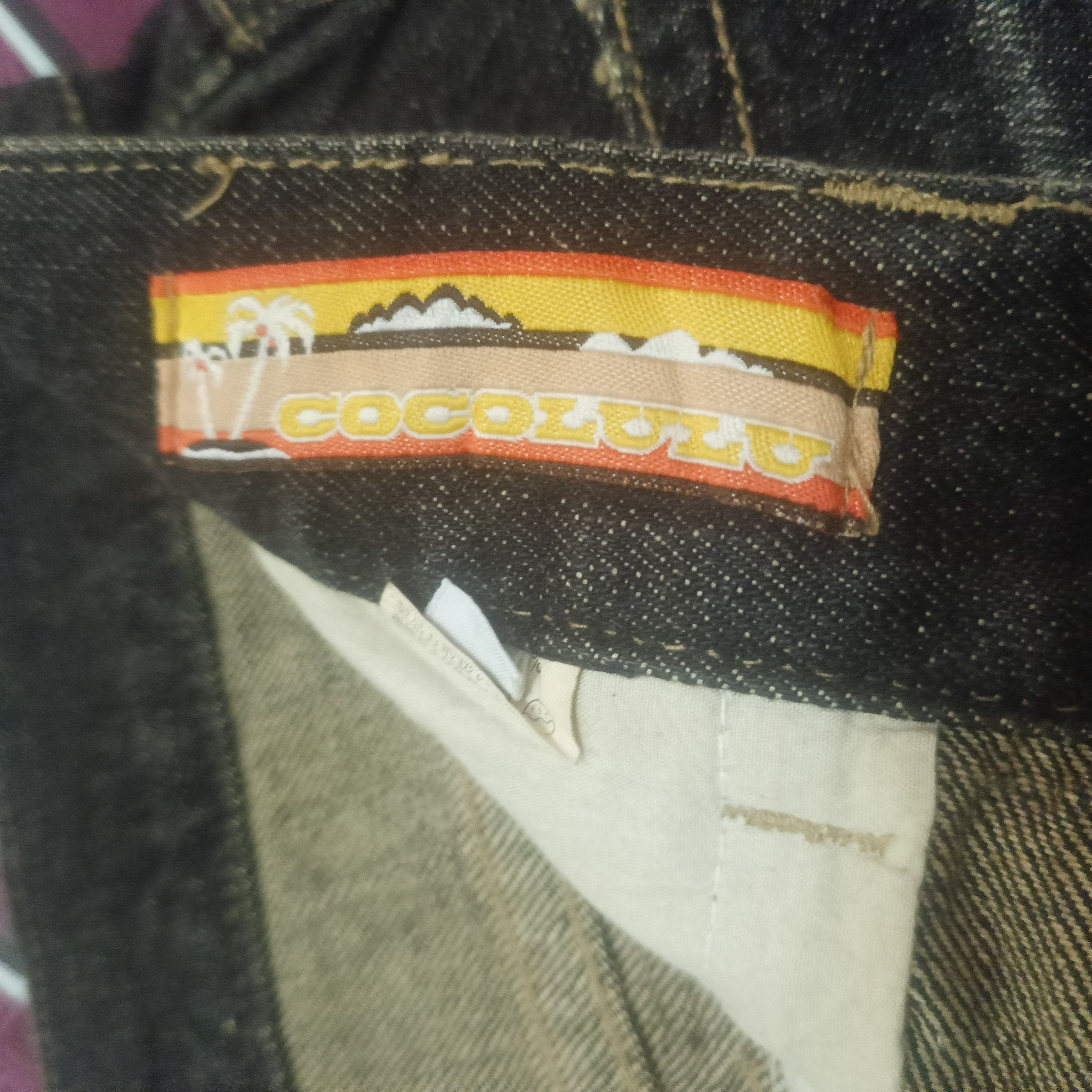 Japanese Brand Japanese CO&LU flared Black Jeans Size US 31 - 6 Thumbnail