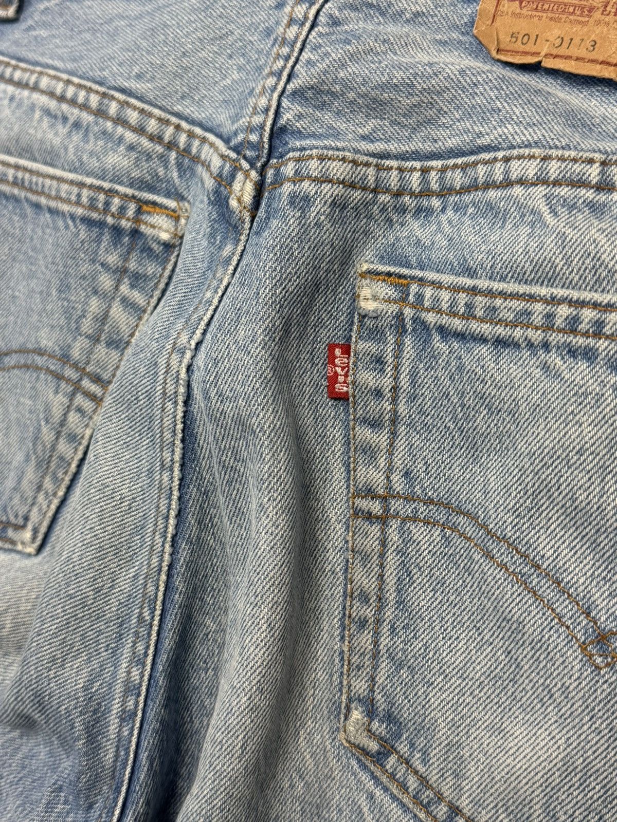 Vetements VETEMENTS x LEVIS FW17 RUNWAY EMBROIDERED LOGO DENIM JEANS Size US 32 / EU 48 - 10 Thumbnail