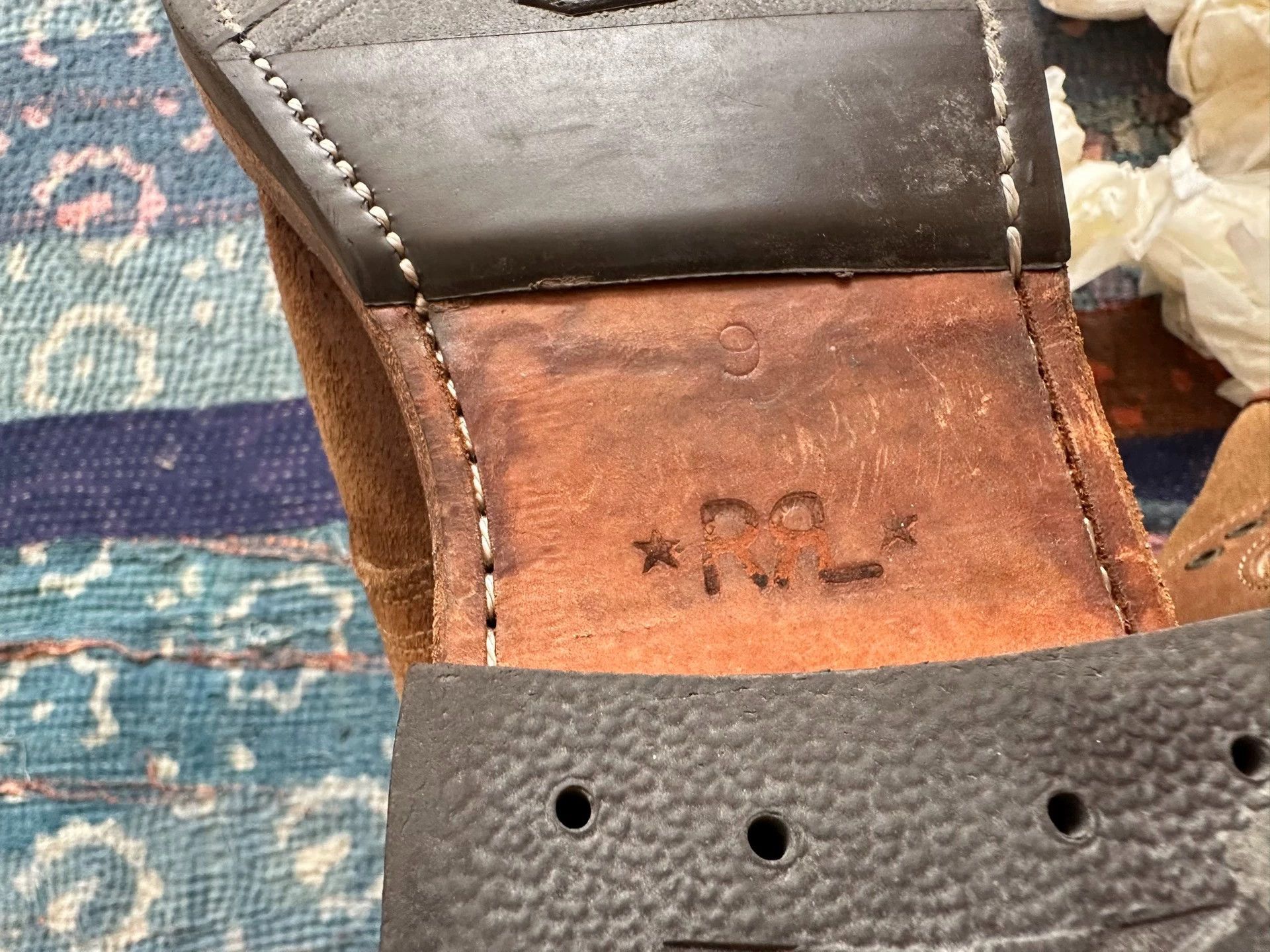 Ralph Lauren Ralph Lauren Julian Distressed Suede Dress Shoes 9 Size US 9 / EU 42 - 5 Thumbnail