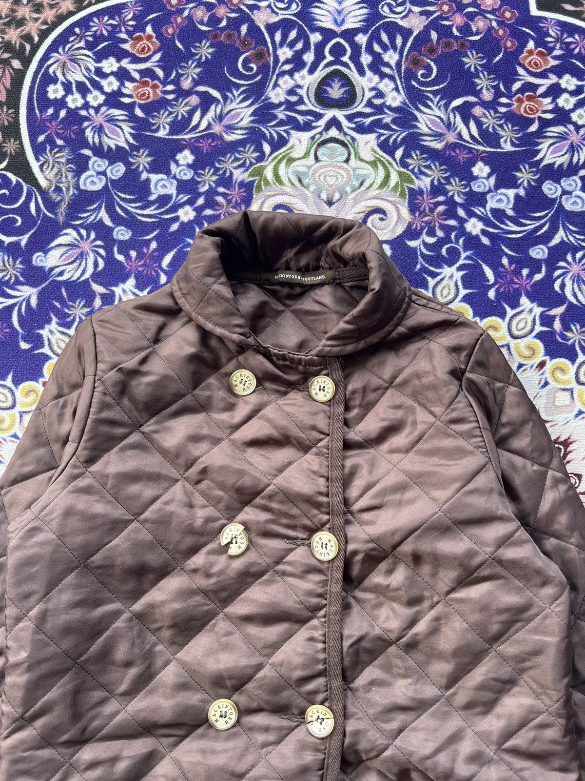 Mackintosh (S) Mackintosh Scotland Brown Quilted Jacket Size US S / EU 44-46 / 1 - 2 Thumbnail