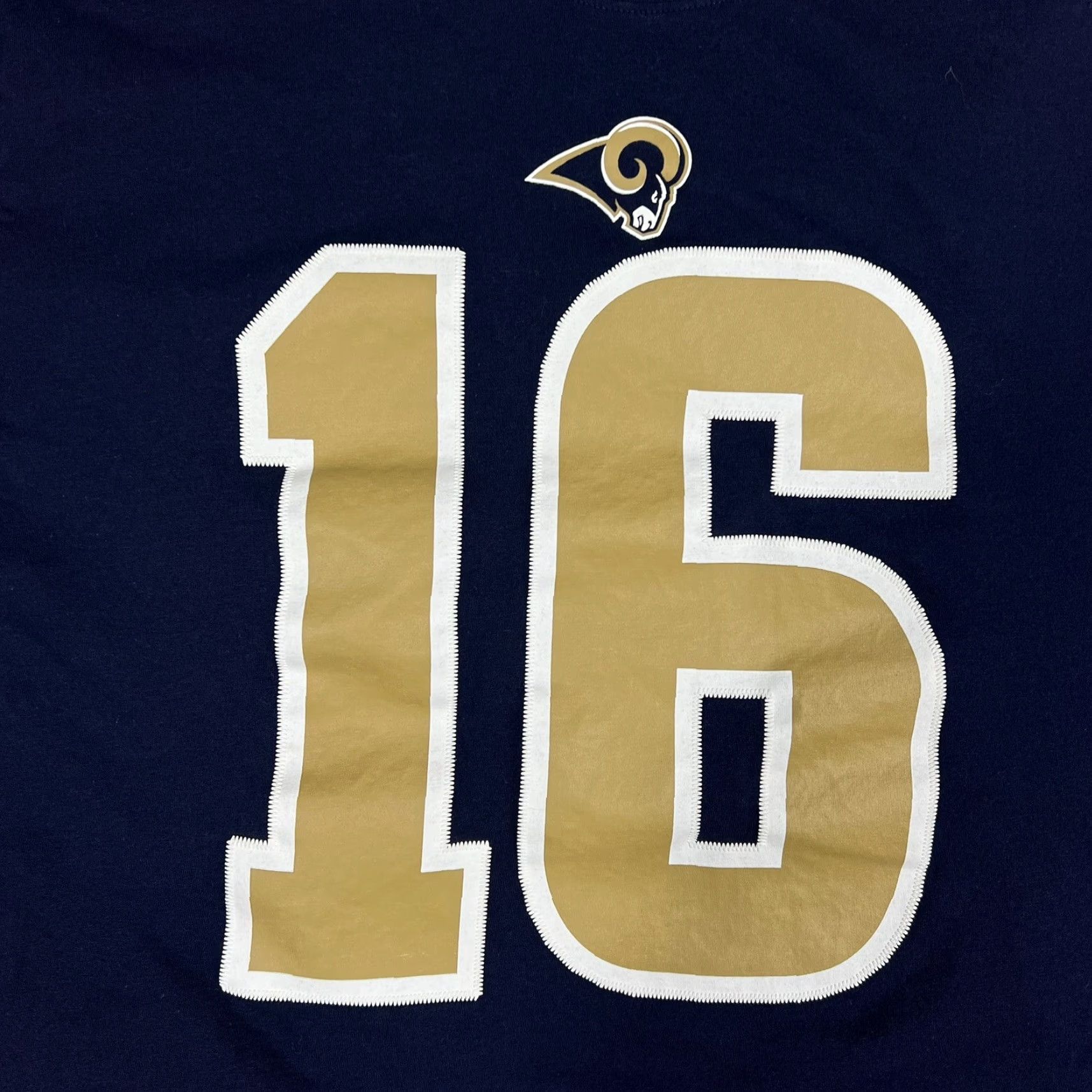 Nike Nike Men's XXL Shirt Los Angeles Rams Jared Goff #16 NFL Short Sleeve Navy Blue Size US XXL / EU 58 / 5 - 4 Thumbnail
