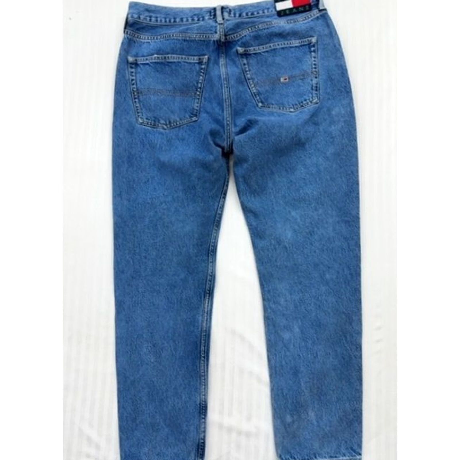 Vintage Tommy Jeans Jeans Men’s Medium Blue Classic Fit 34x32 Size US 34 / EU 50 - 2 Thumbnail