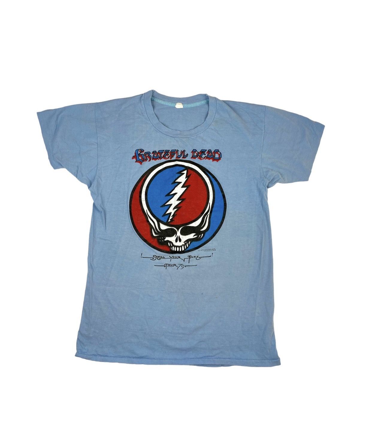 T-shirt Vintage Grateful Dead 1994 - Motif Steal Your Face, Taille L, Coton