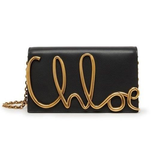 Chloe Chloe C Black Leather Clutch New & Authentic Size ONE SIZE - 1 Thumbnail