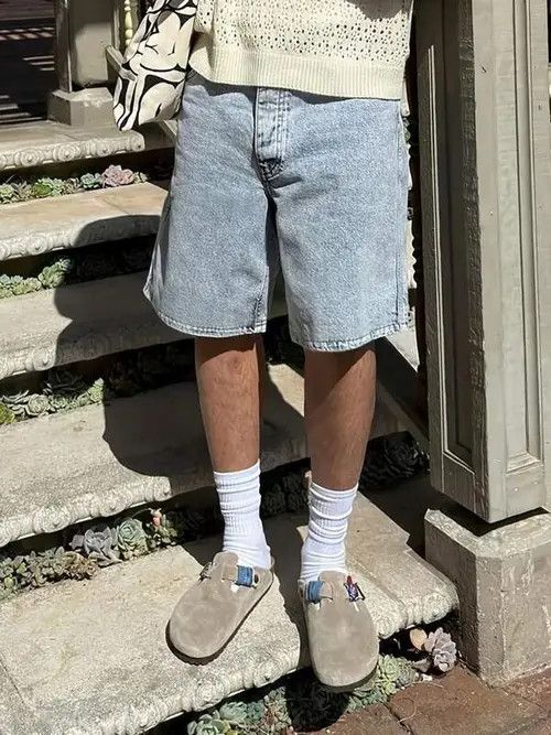 Japanese Brand × Vintage VINTAGE RETRO 90s drip jeans shorts Size US 36 / EU 52 - 3 Thumbnail