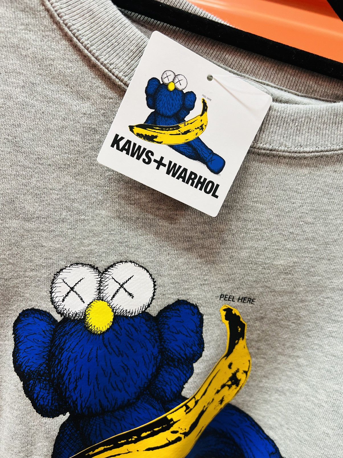 Kaws × Uniqlo Kaws Andy Warhol Uniqlo Grey Sweatshirt XL New DS Hoodie Size US XL / EU 56 / 4 - 5 Thumbnail