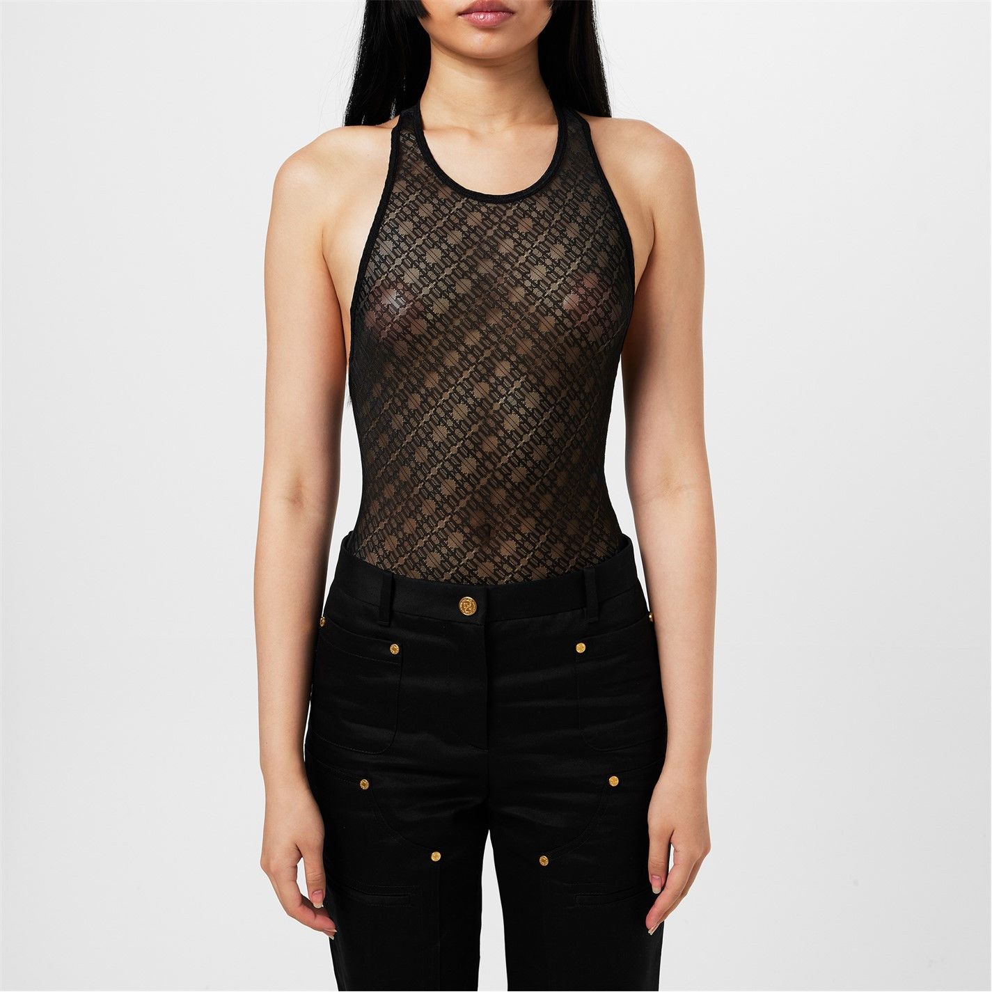 Palm Angels o1g2r1mq0325 Bodysuit in Black Size M / US 6-8 / IT 42-44 - 3 Thumbnail
