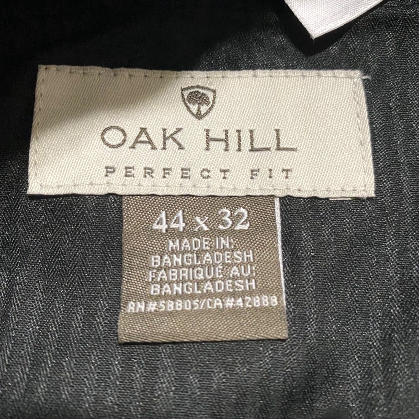 Vintage NWT Oak Hill Dress Pants Mens 44x32 Blue Plaid Straight Mid Rise Business New Size US 44 / EU 60 - 3 Thumbnail