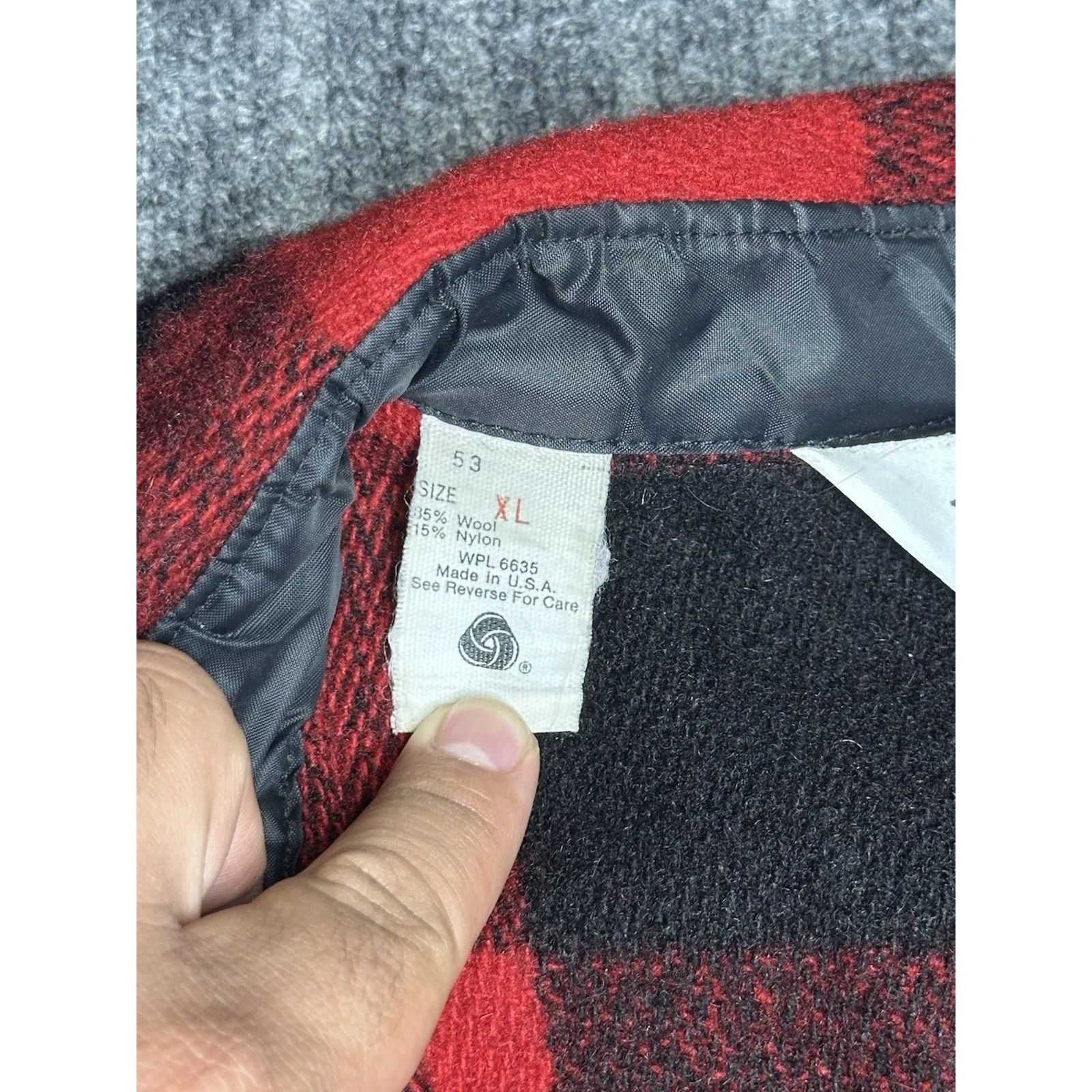 Woolrich Woolen Mills Woolrich Mackinaw Men's Cape Jacket Vintage 1970s Size US XL / EU 56 / 4 - 5 Thumbnail