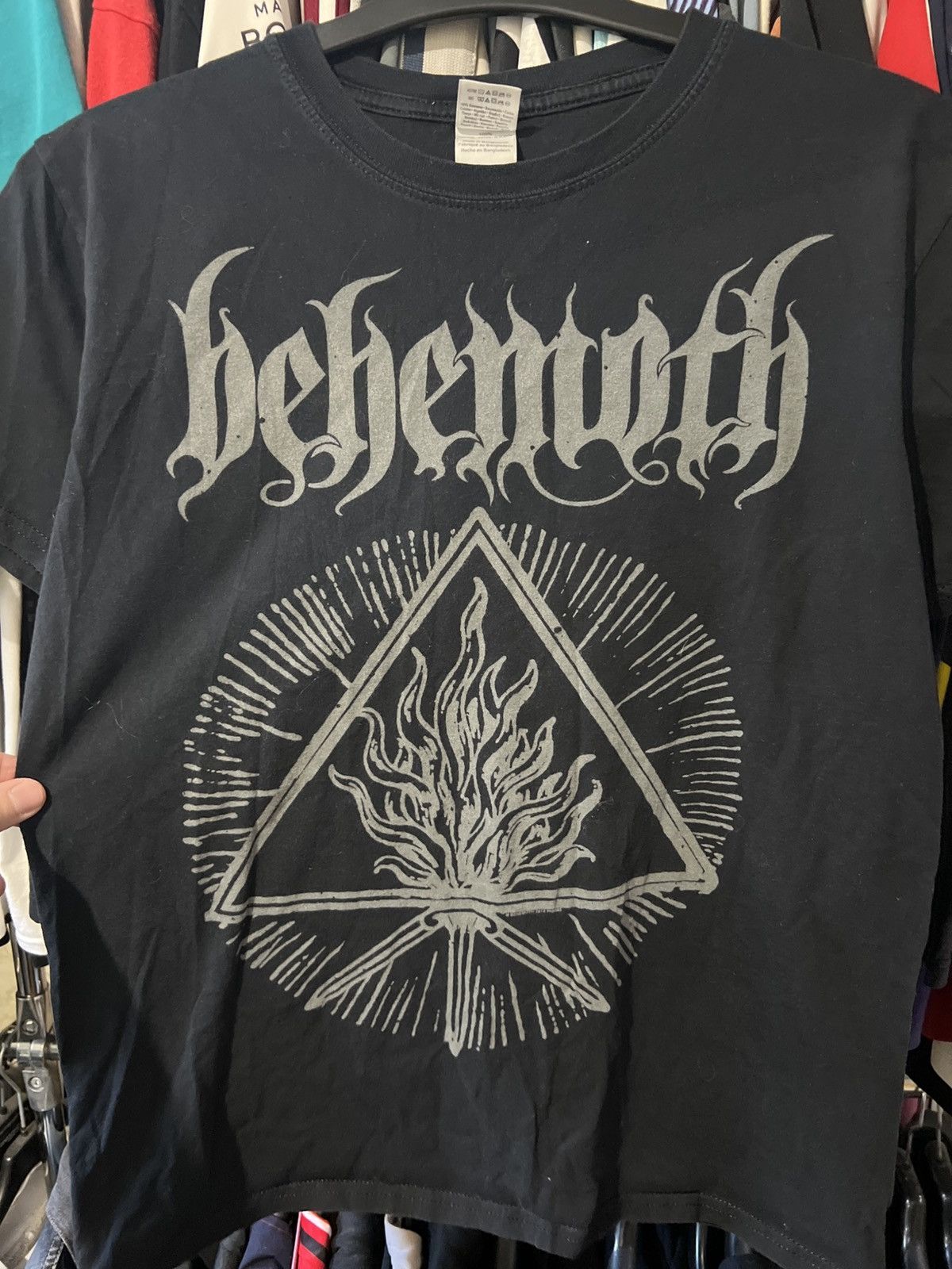 Band Tees 2014/2015 VINTAGE BEHEMOTH BLACK DEATH METAL ROCK TOUR TEE Size US M / EU 48-50 / 2 - 2 Thumbnail