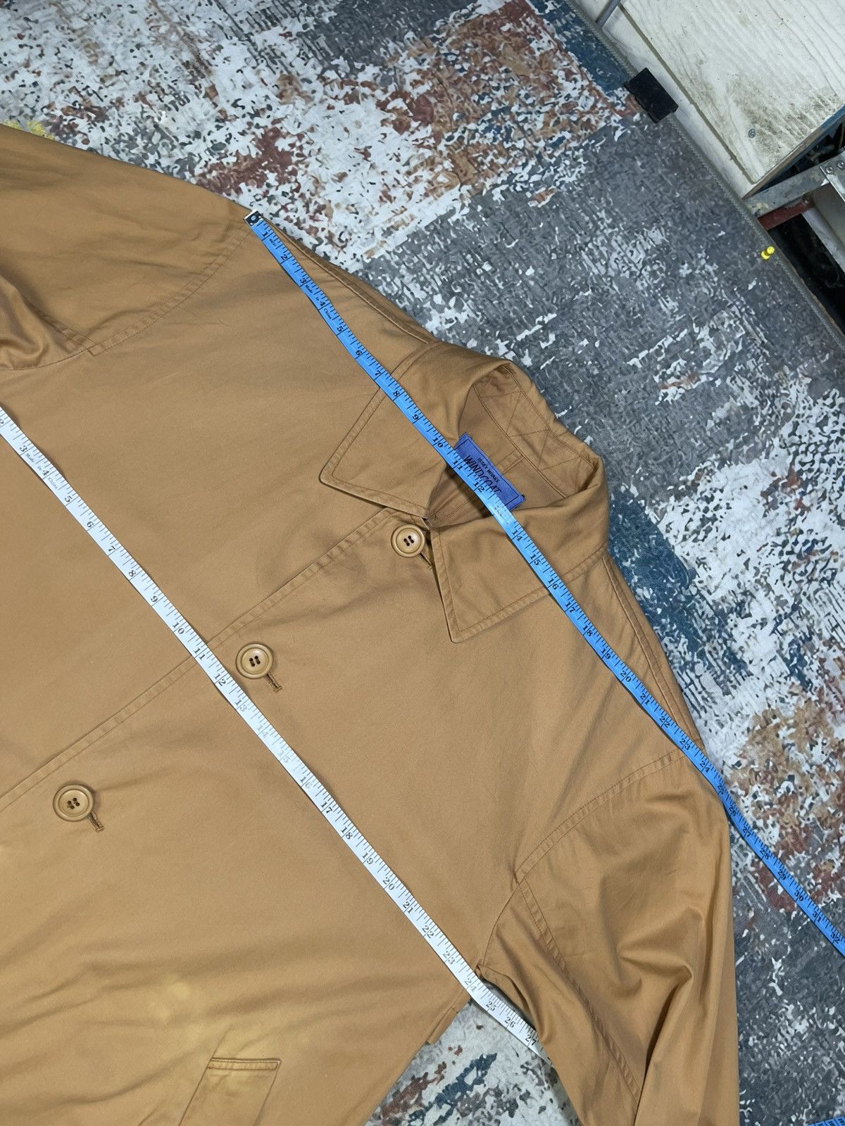 Issey Miyake Vtg 80s Issey Miyake Windcoat Cotton Khaki Coat Size US M / EU 48-50 / 2 - 15 Thumbnail