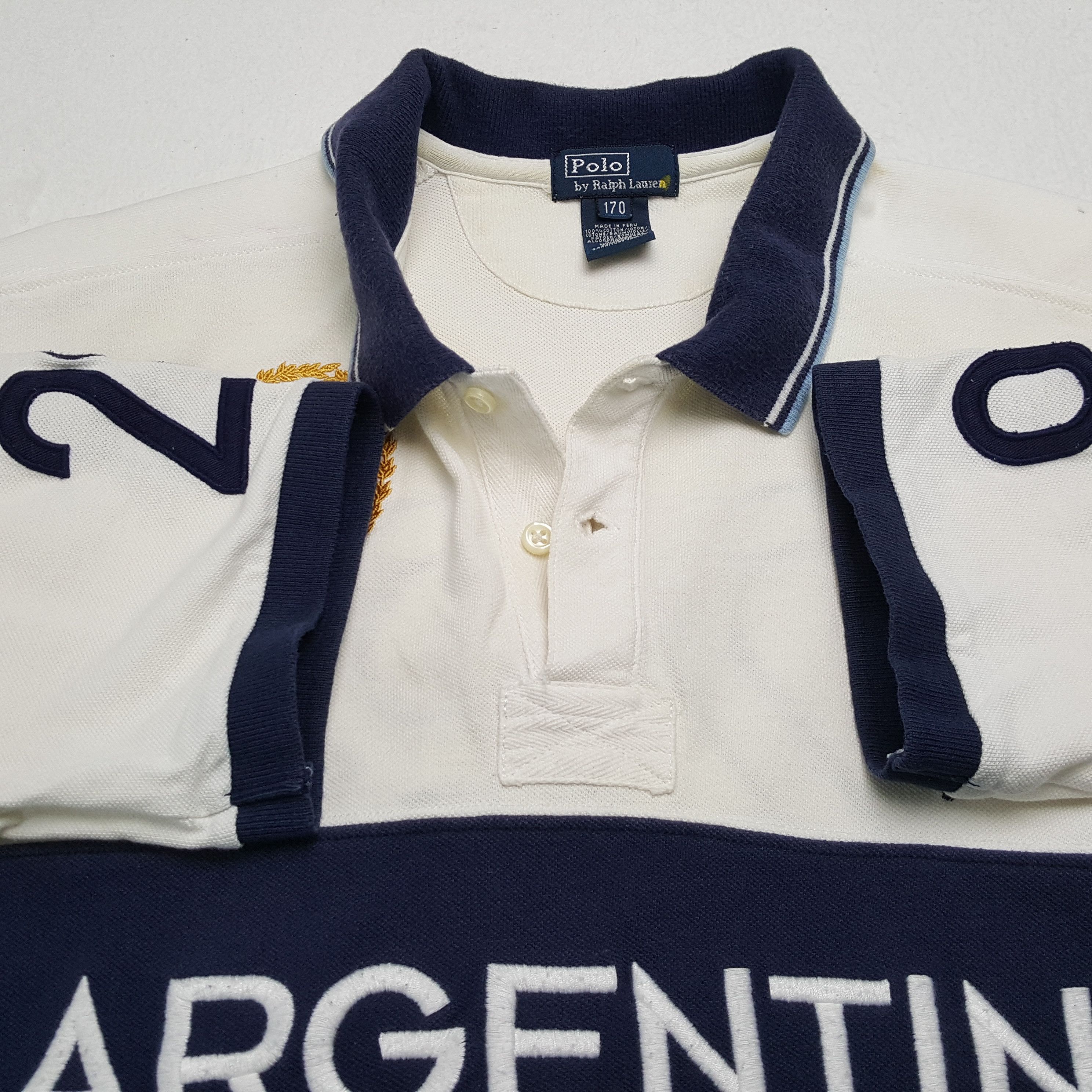 Polo Ralph Lauren × Vintage Vintage POLO by RALPH LAUREN Argentina Design Polos Size US S / EU 44-46 / 1 - 7 Thumbnail
