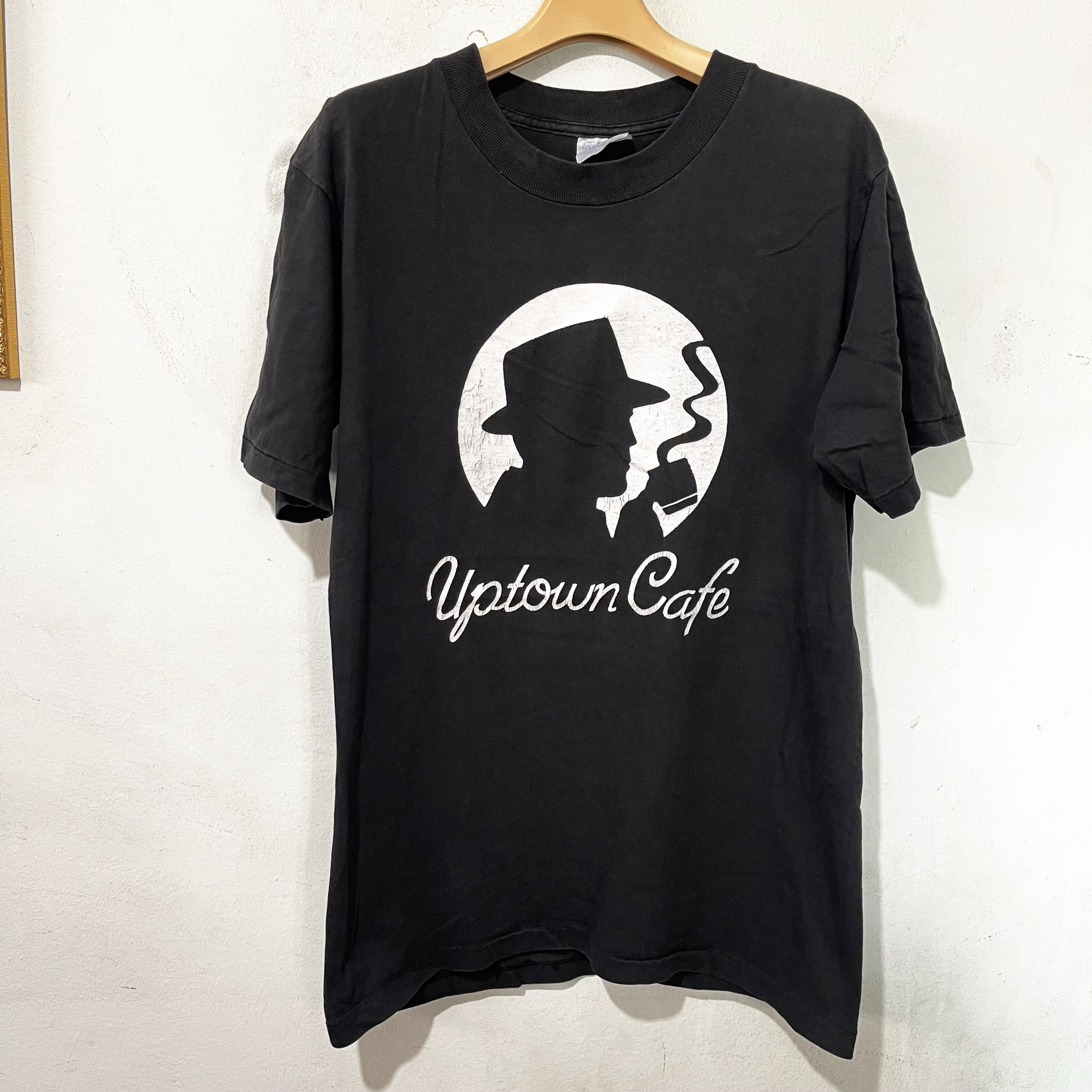 Vintage Vintage 90s Uptown Cafe T-Shirt Size US M / EU 48-50 / 2 - 1 Thumbnail