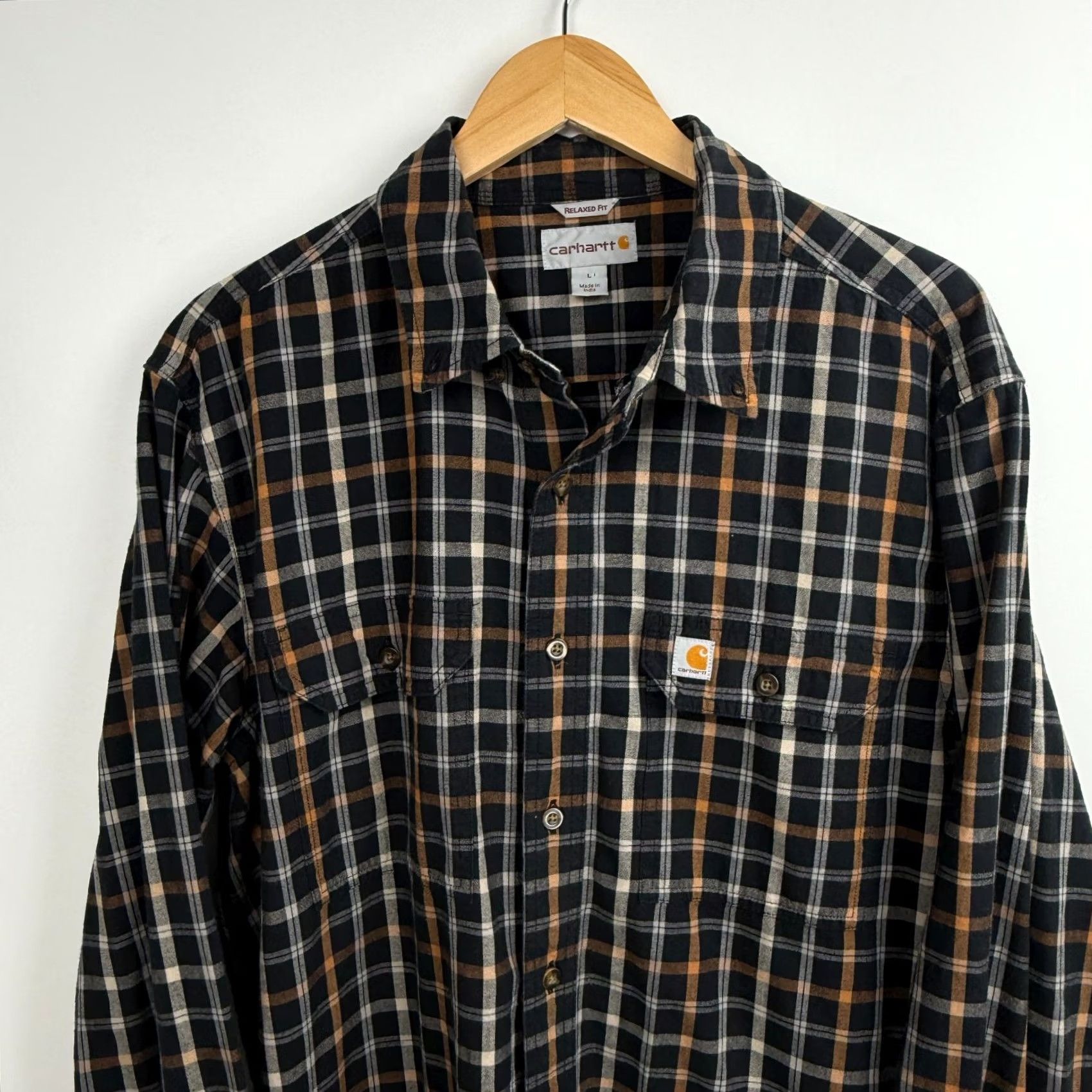 Carhartt Carhartt Shirt Mens Large Heavyweight Flannel Plaid Cotton Rugged Button-Up Casual Workwear Size US L / EU 52-54 / 3 - 6 Thumbnail