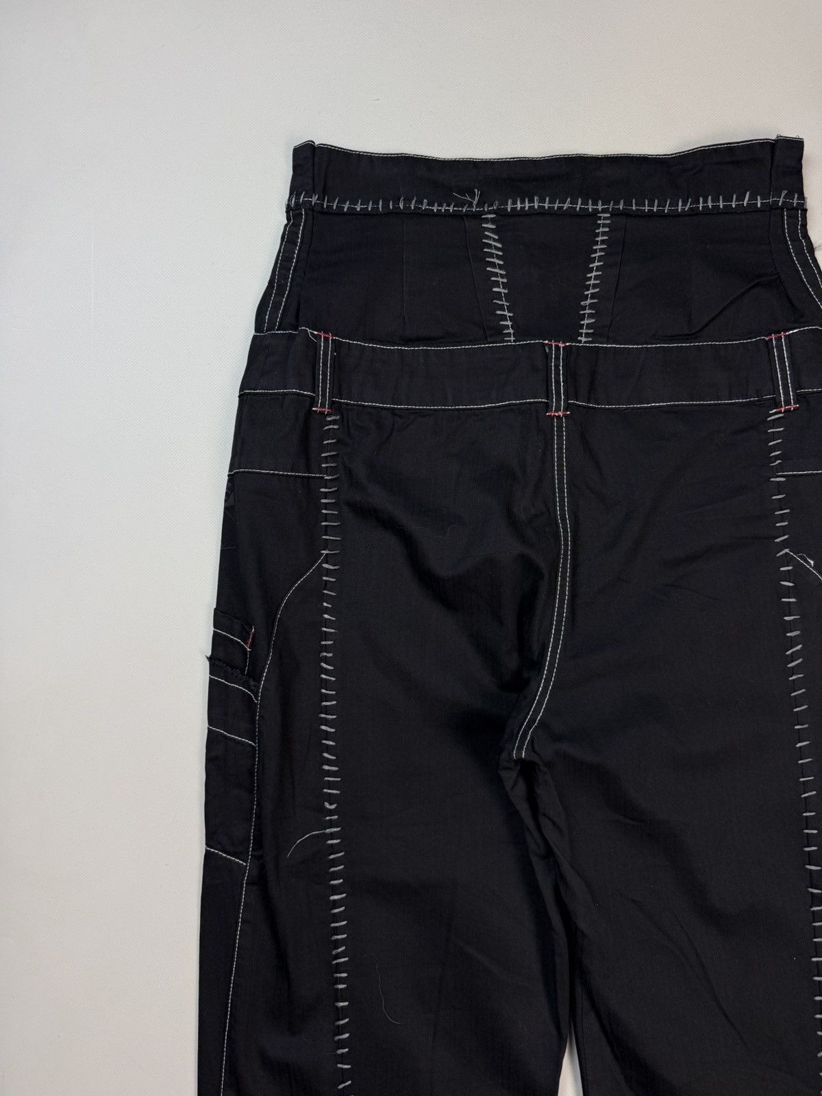Cop Copine Cop Copine Avant-Garde Y2K High Rise Wide Leg Pants Trousers Size 30" / US 8 / IT 44 - 23 Thumbnail
