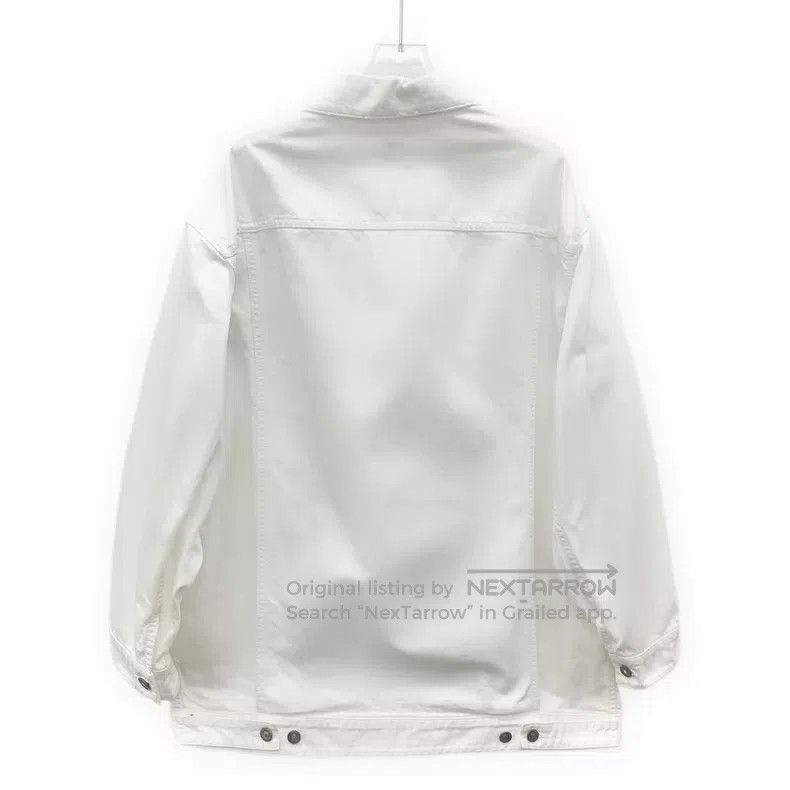 Dior Dior White bee embroidery cotton lapel single-breasted lon Size XS / US 0-2 / IT 36-38 - 2 Thumbnail