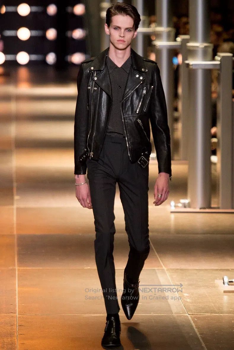 Saint Laurent Paris Saint Laurent Paris Multi-Zipper Leather Jacket Size US M / EU 48-50 / 2 - 1 Thumbnail