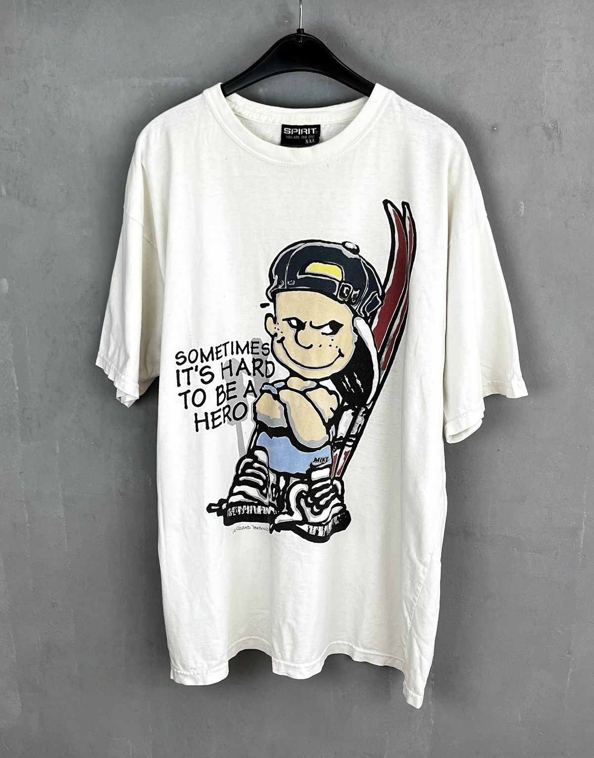 Rap Tees 90s Spirit Sometimes It’s Hard Skate Boy Y2K Men’s T-shirt Size US XXL / EU 58 / 5 - 1 Thumbnail