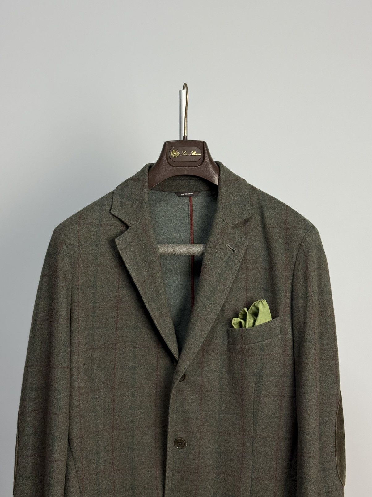 Loro Piana Loro Piana Baby Cashmere Jacket Suede Elbow Patches Voyager Size US L / EU 52-54 / 3 - 6 Thumbnail